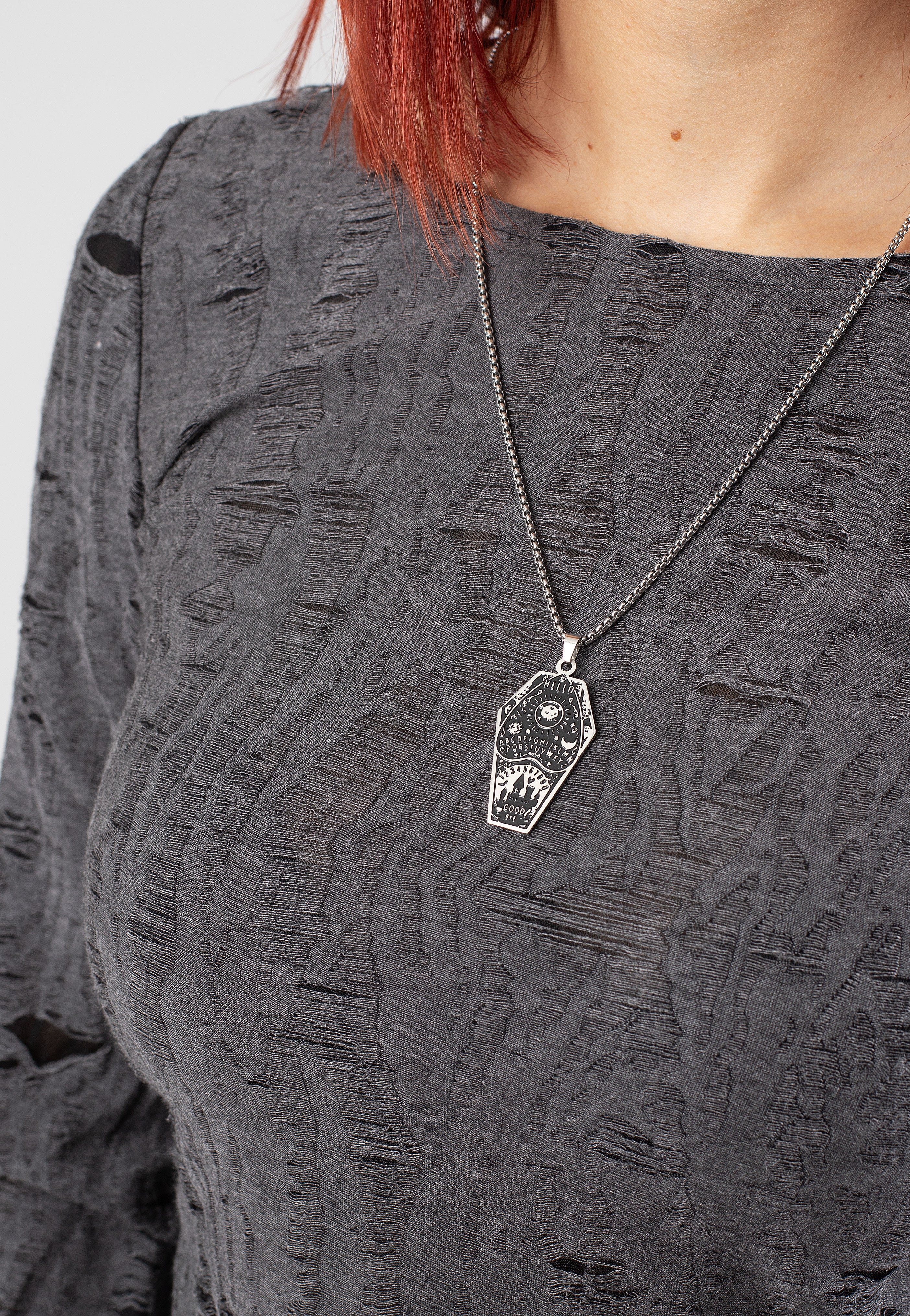 Easure - Ouija Coffin - Necklace | Neutral-Image