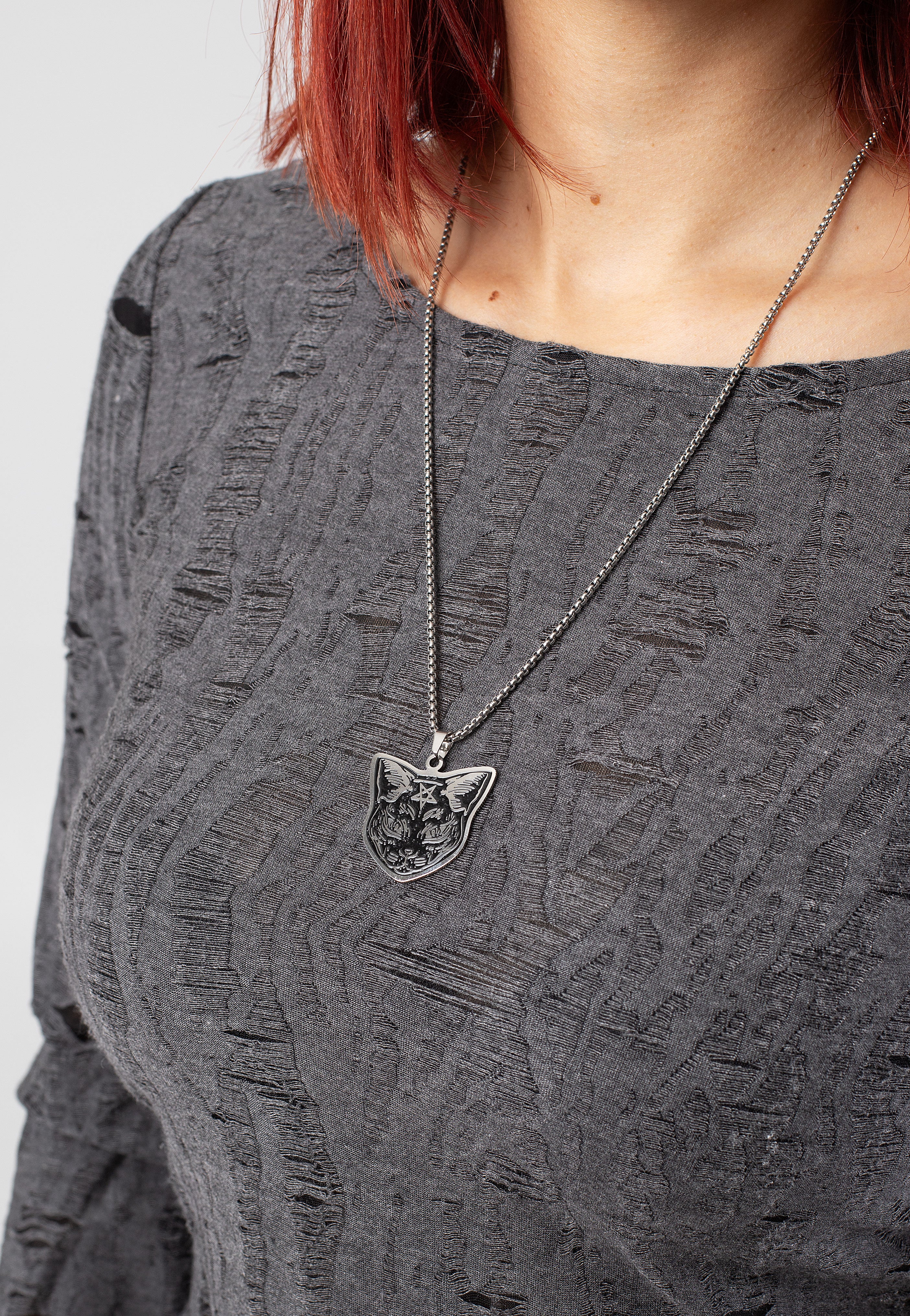 Easure - Wicked Cat - Necklace | Neutral-Image