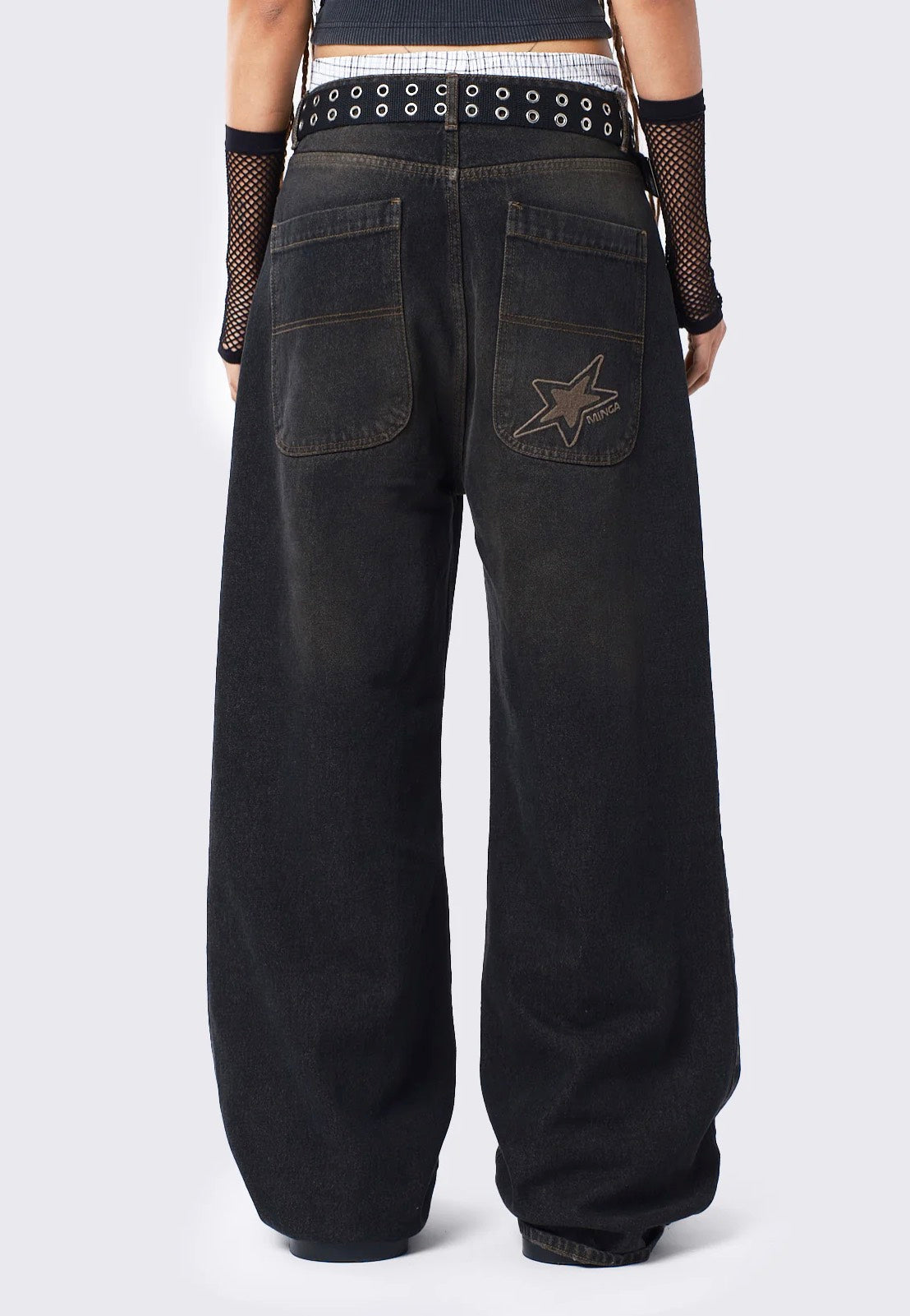 Minga London - Echo Black Overdye Washed  - Jeans | Women-Image