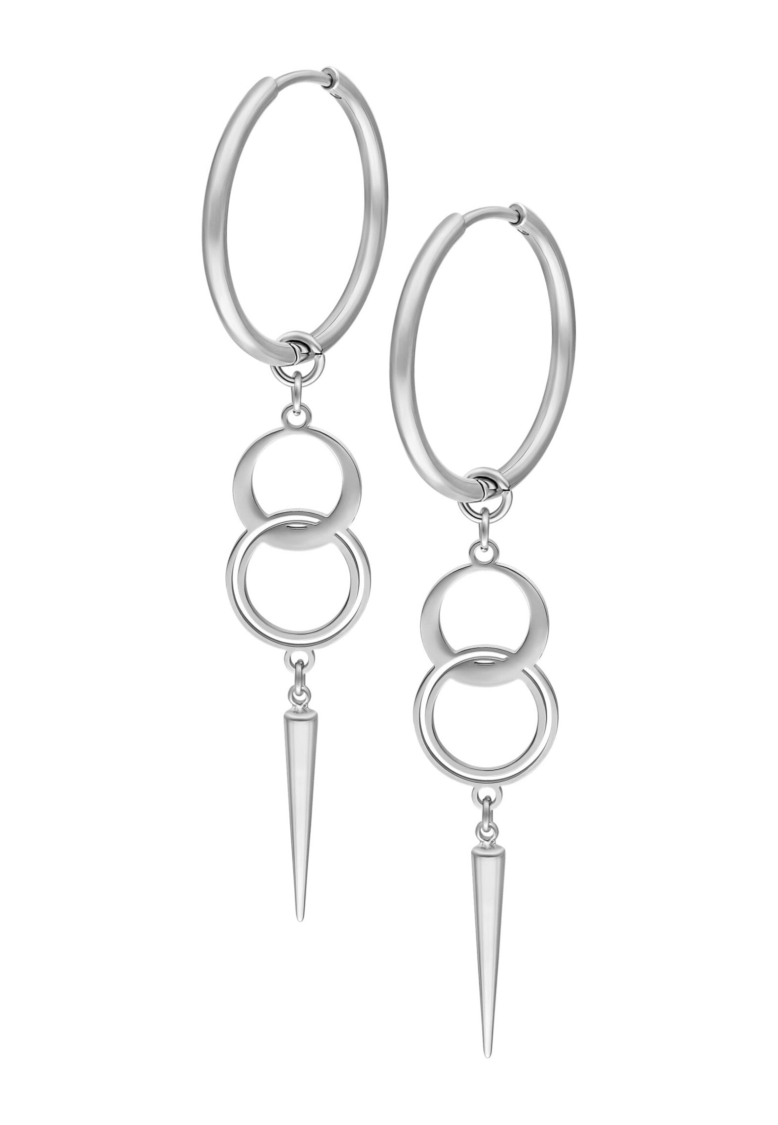 Wildcat - Sinn Pairs Silver - Earrings | Neutral-Image