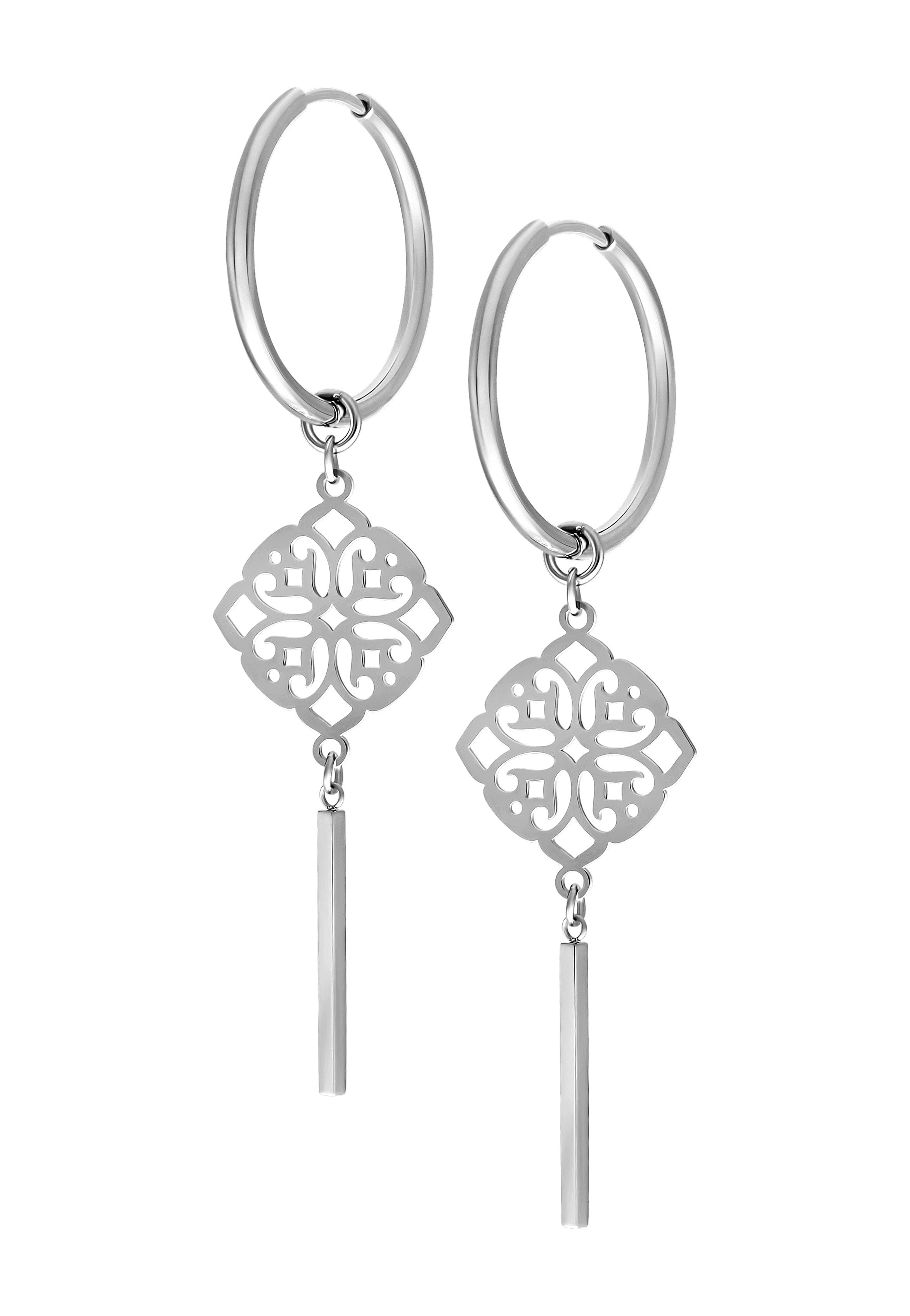 Wildcat - Clover Pairs Silver - Earrings | Neutral-Image