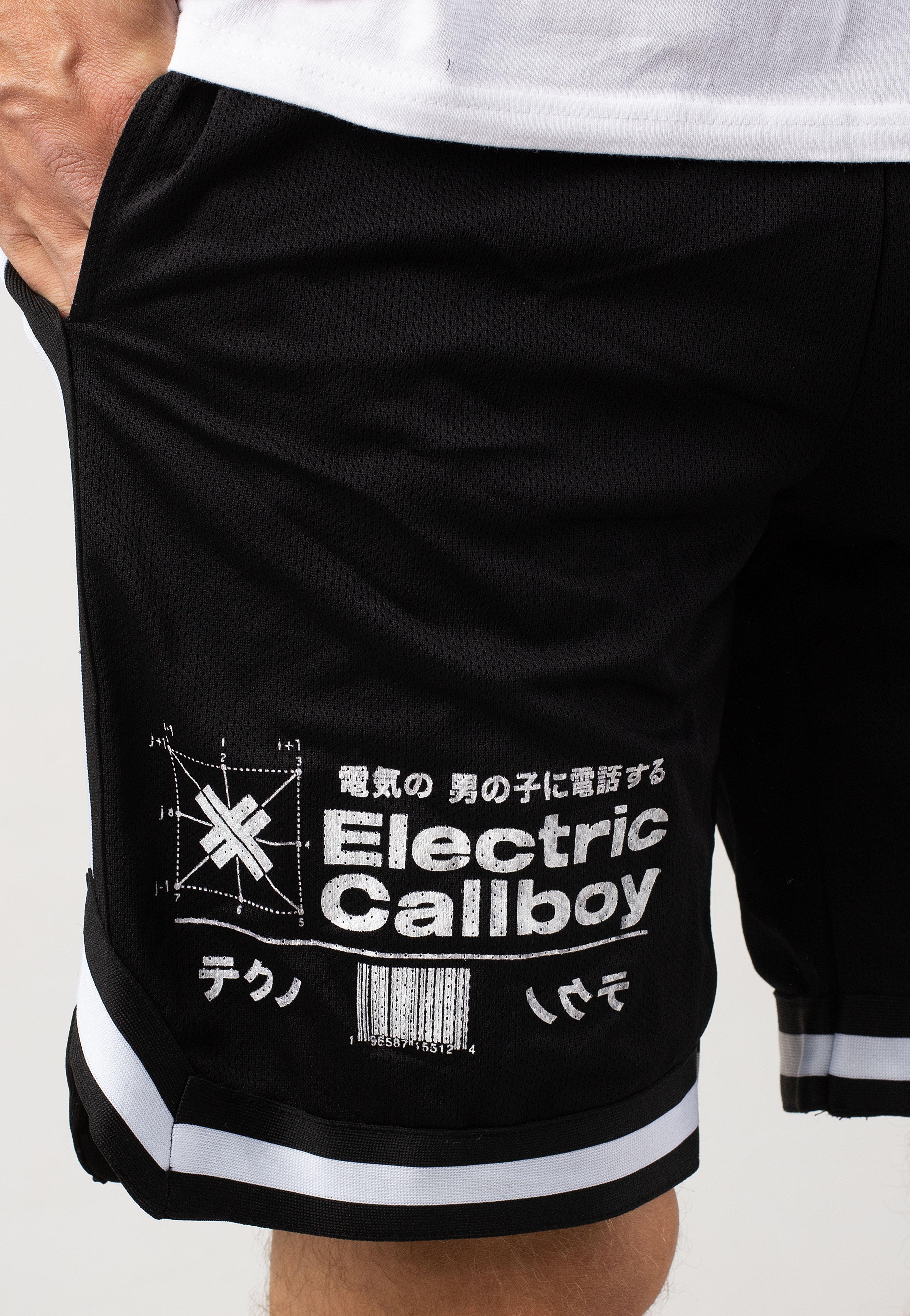 Electric Callboy - MC Thunder II Striped - Shorts | Men-Image