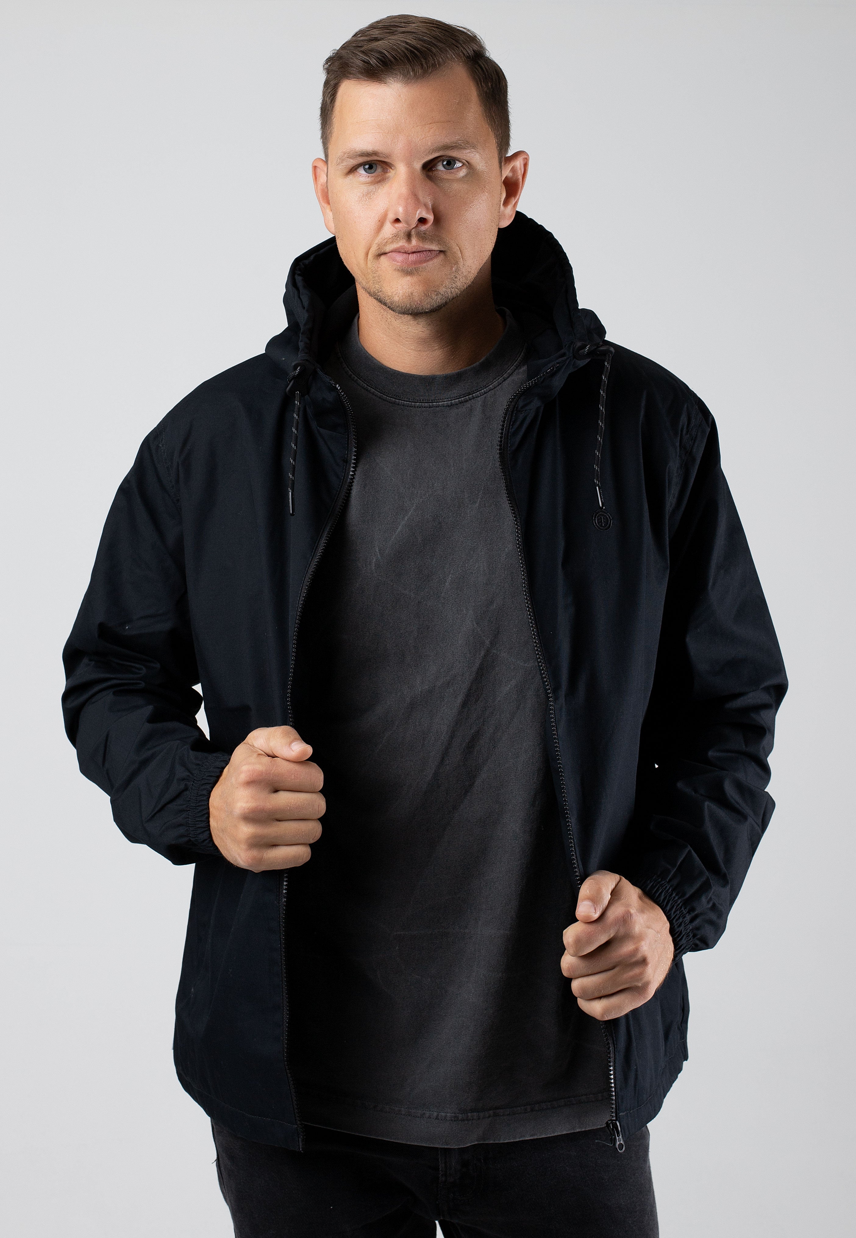 Element - Alder Flint Black - Windbreaker | Men-Image