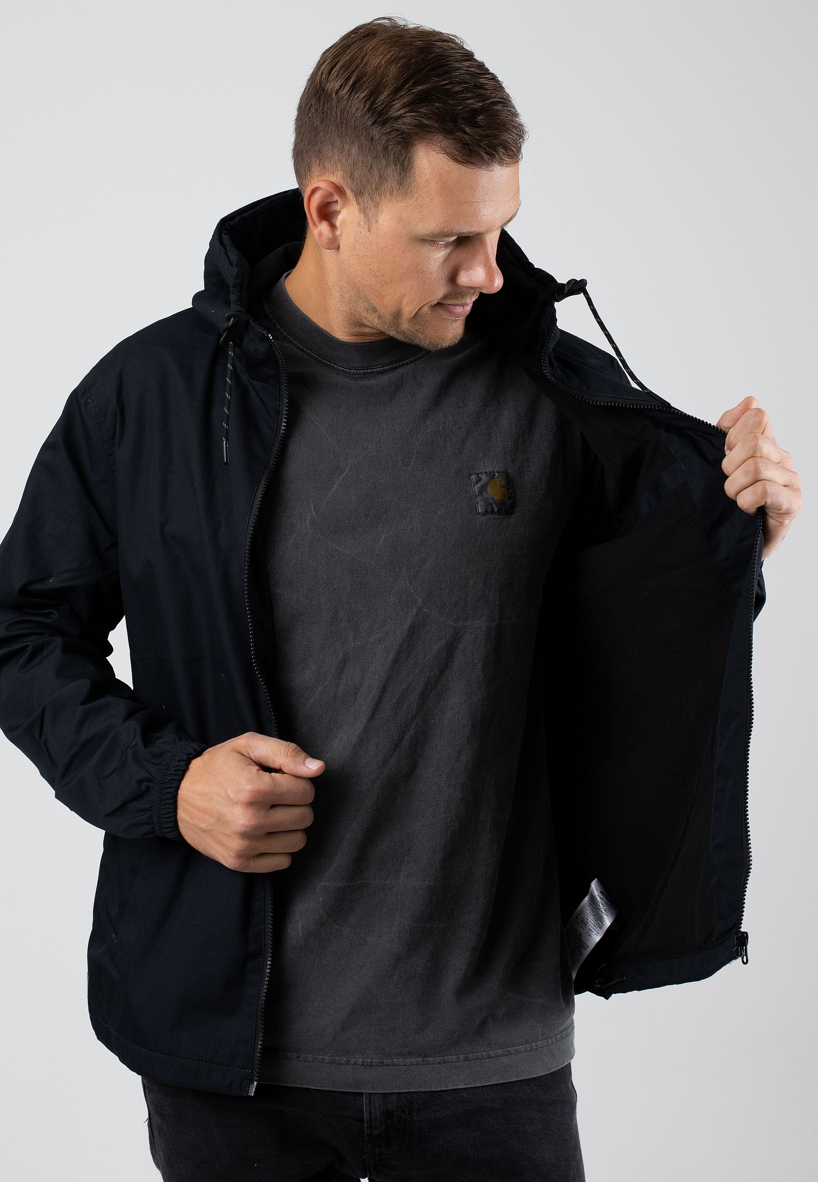 Element - Alder Flint Black - Windbreaker | Men-Image