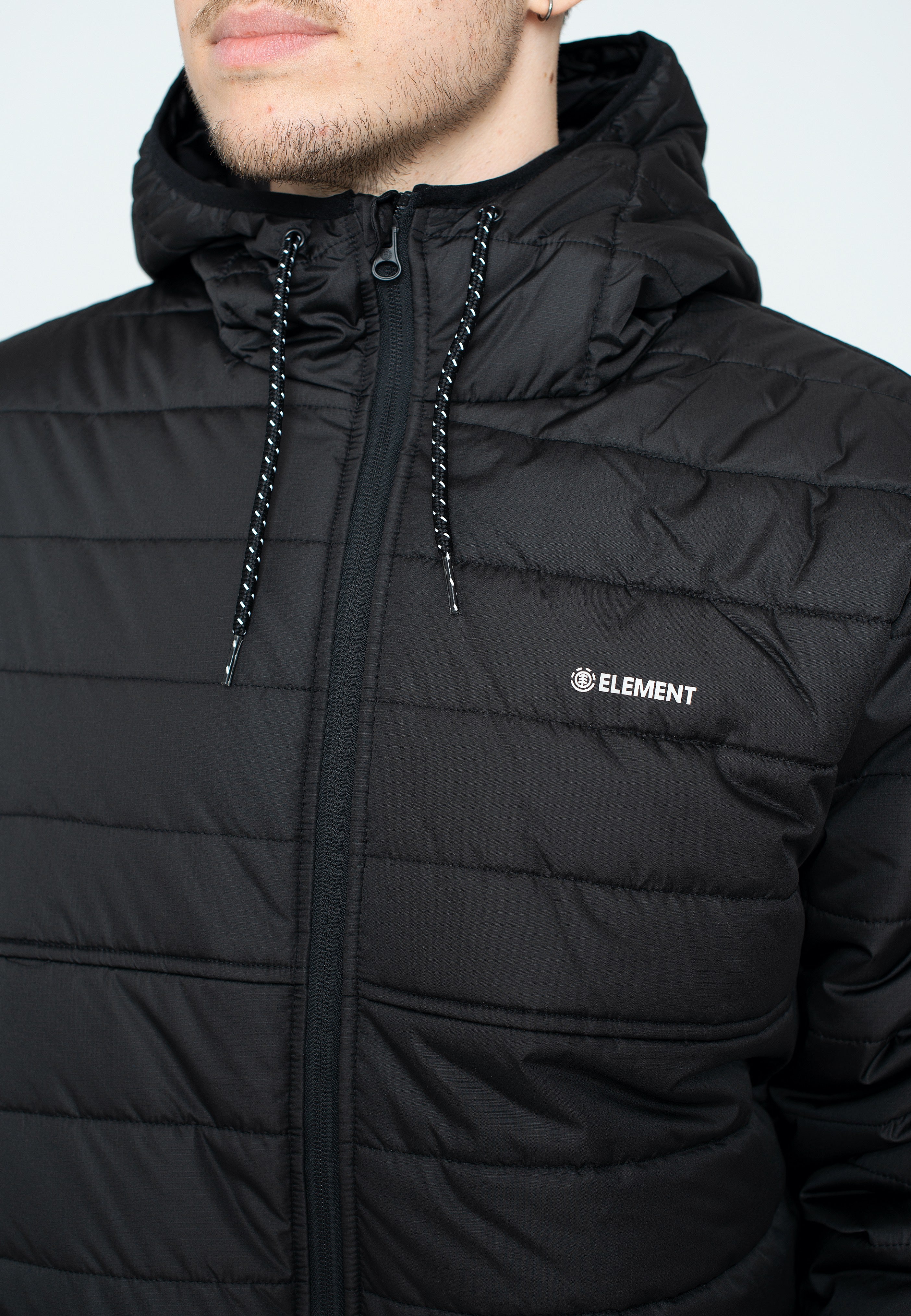 Element - Alder Puff Fund Flint Black - Jacket | Men-Image