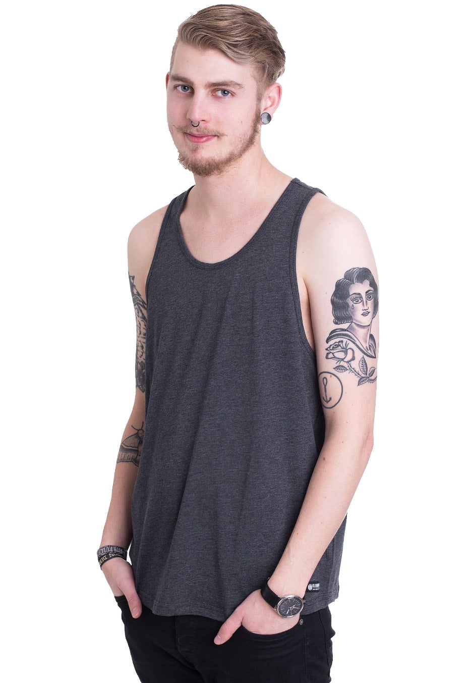 Element - Basic Charcoal Heather - Tank | Men-Image