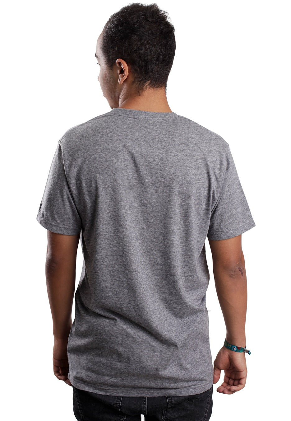 Element - Basic V Charcoal Heather - V Neck T-Shirt | Men-Image