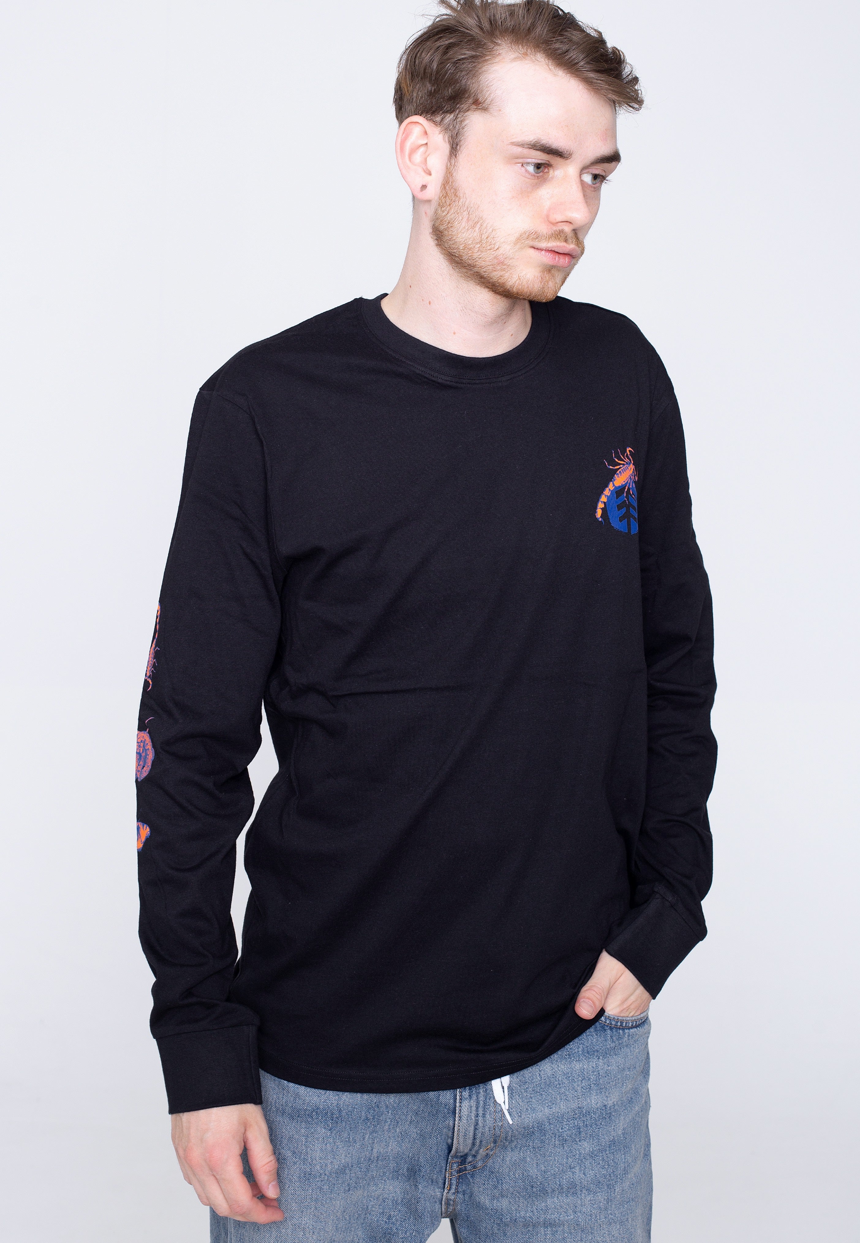 Element - Catron Flint Black - Longsleeve | Men-Image