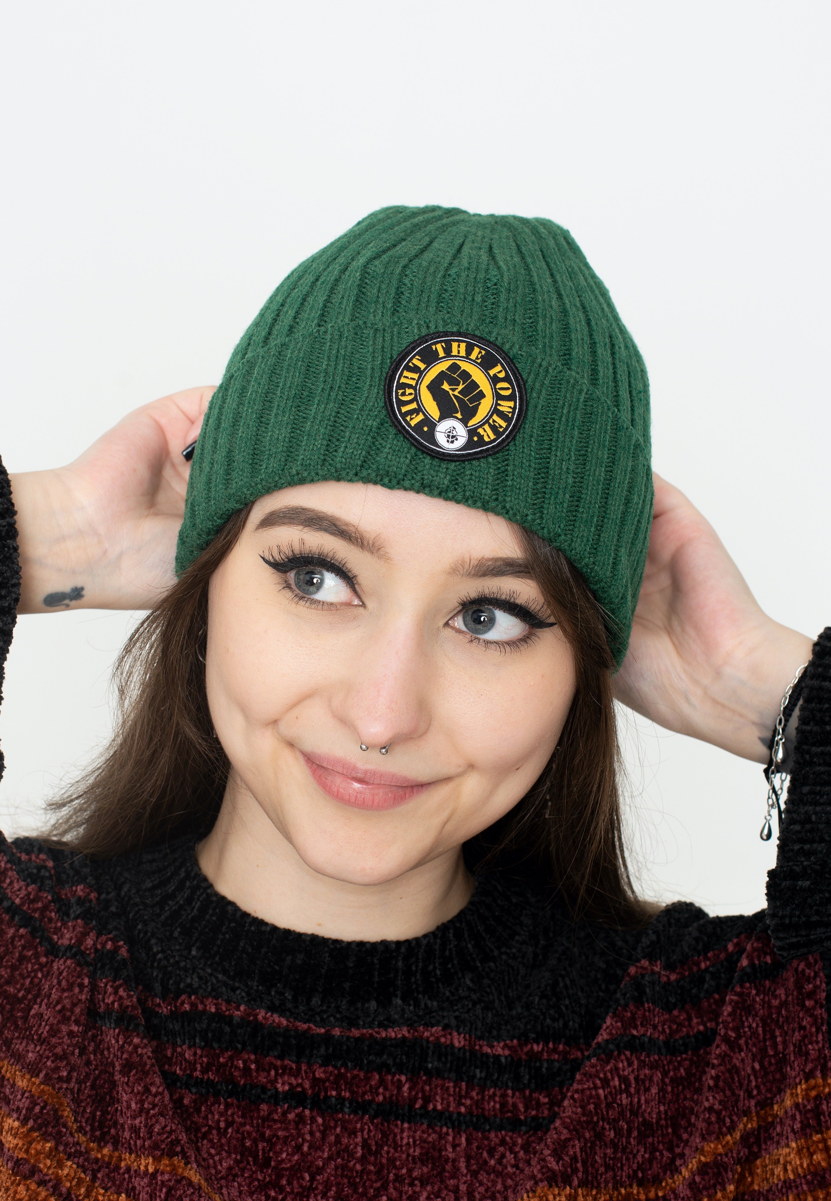 Element x Public Enemy - Pexe Rodman Sequoia Green - Beanie | Neutral-Image