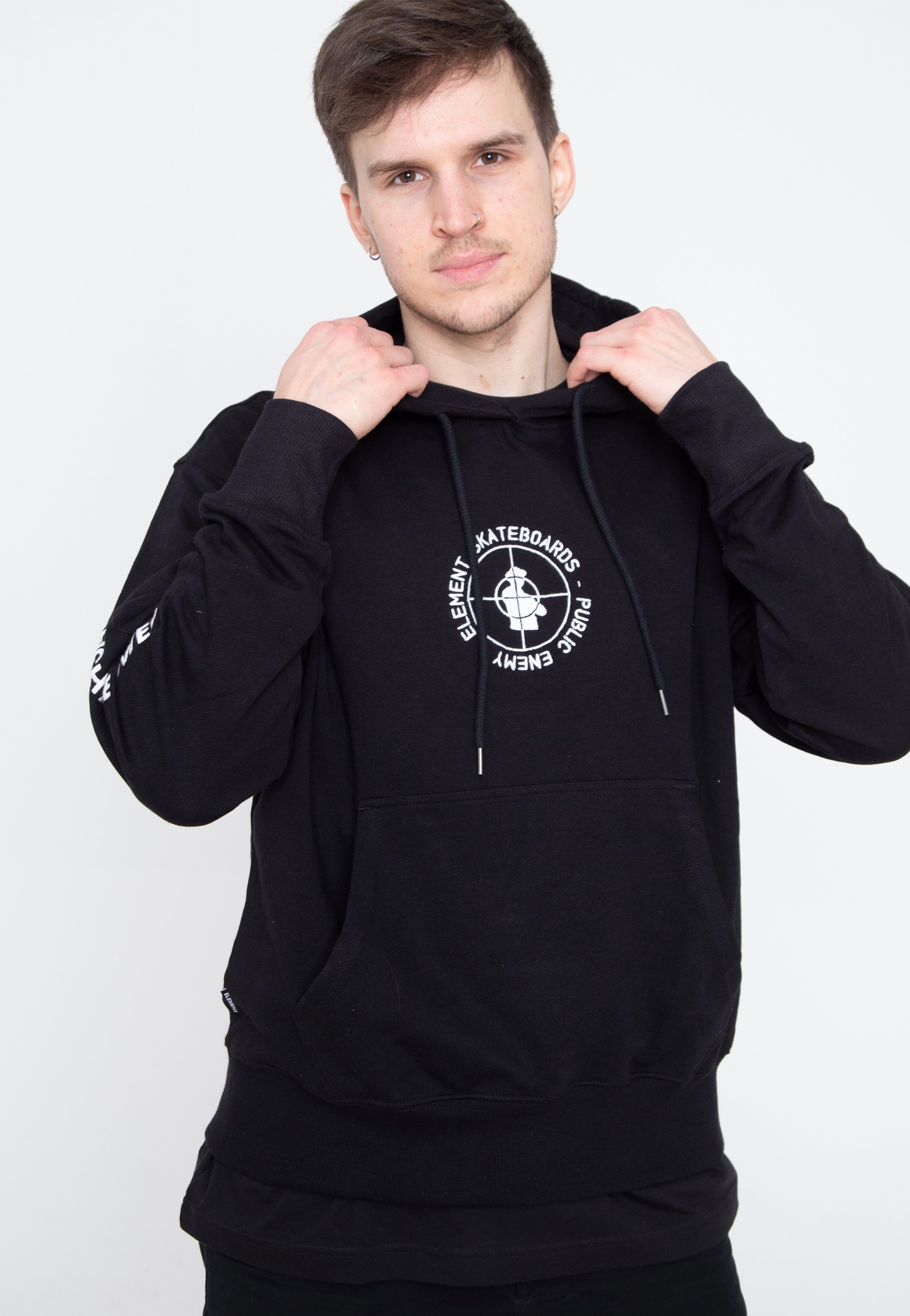 Element x Public Enemy - Target Black - Hoodie | Men-Image