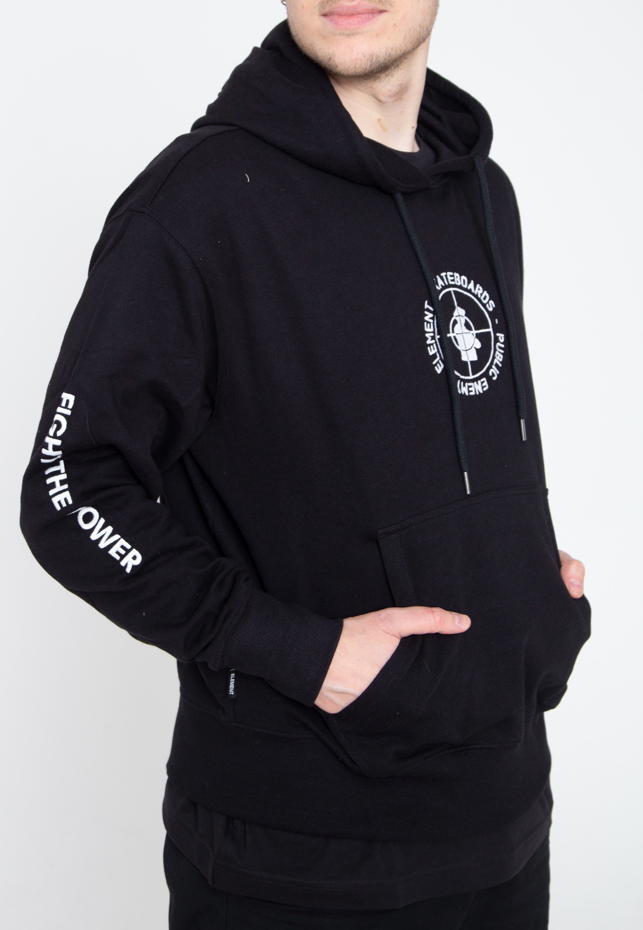 Element x Public Enemy - Target Black - Hoodie | Men-Image