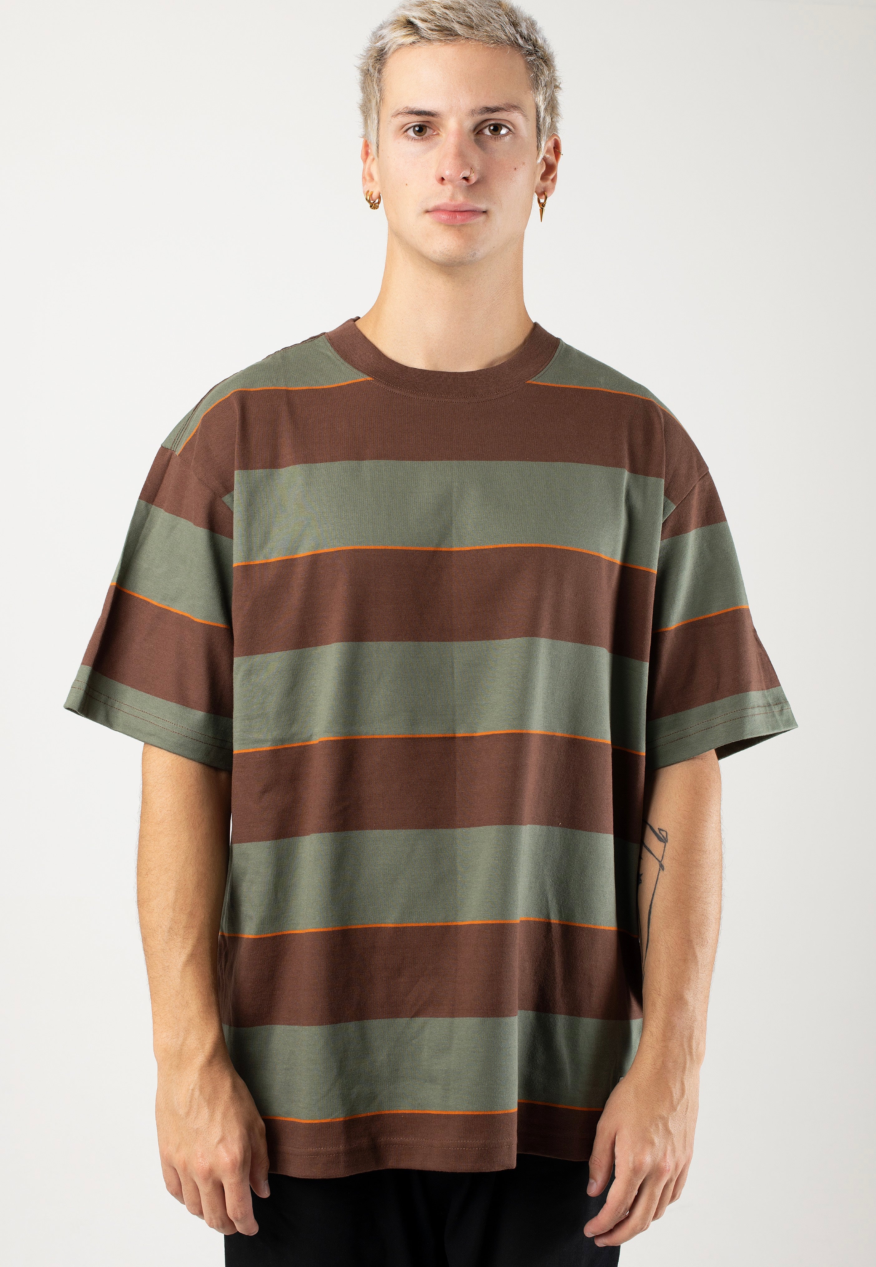 Element x Smokey Bear -  Fir Stripe Chestnut - T-Shirt | Men-Image