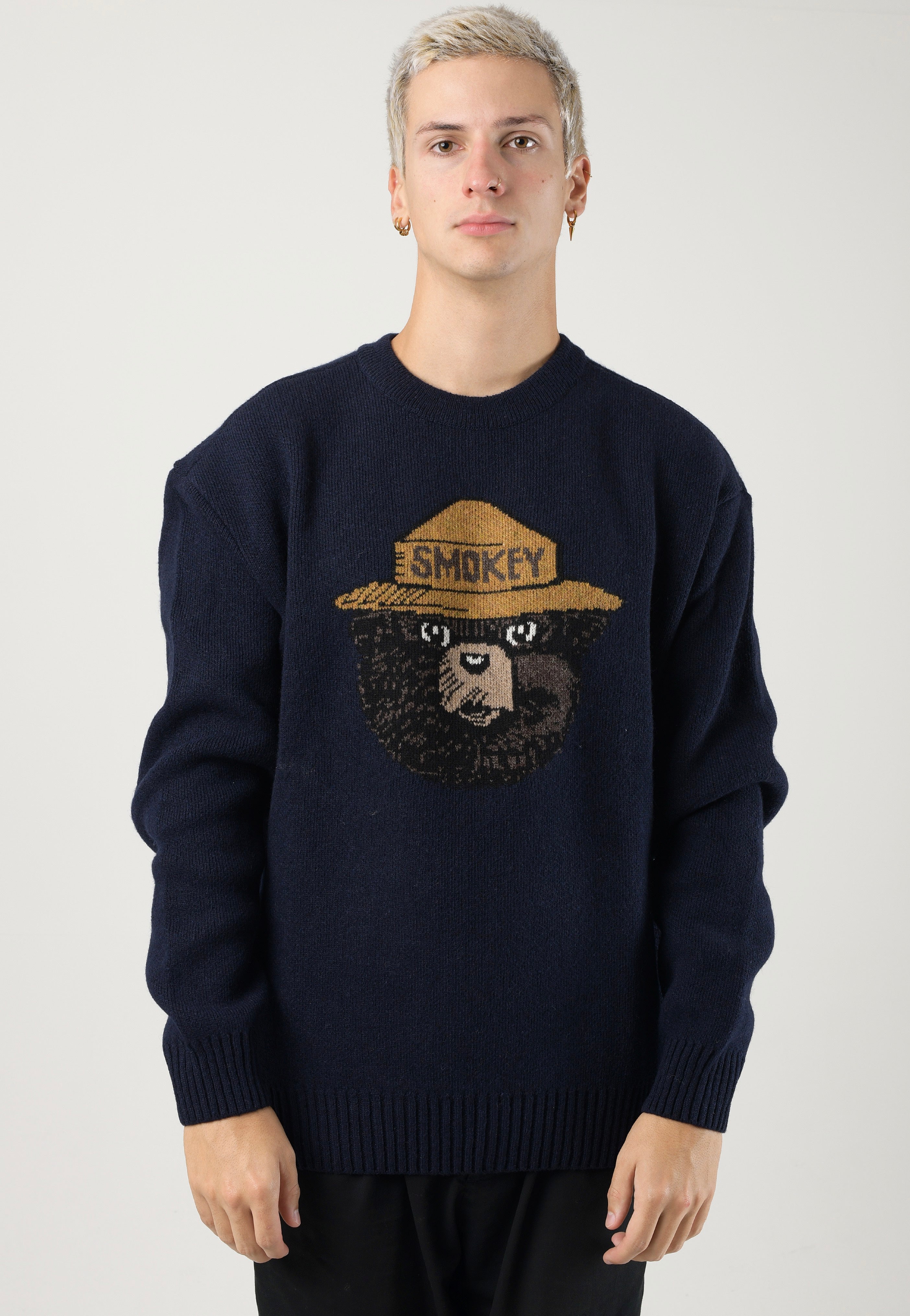 Element x Smokey Bear -  Jacquard Eclipse Navy - Pullover | Men-Image