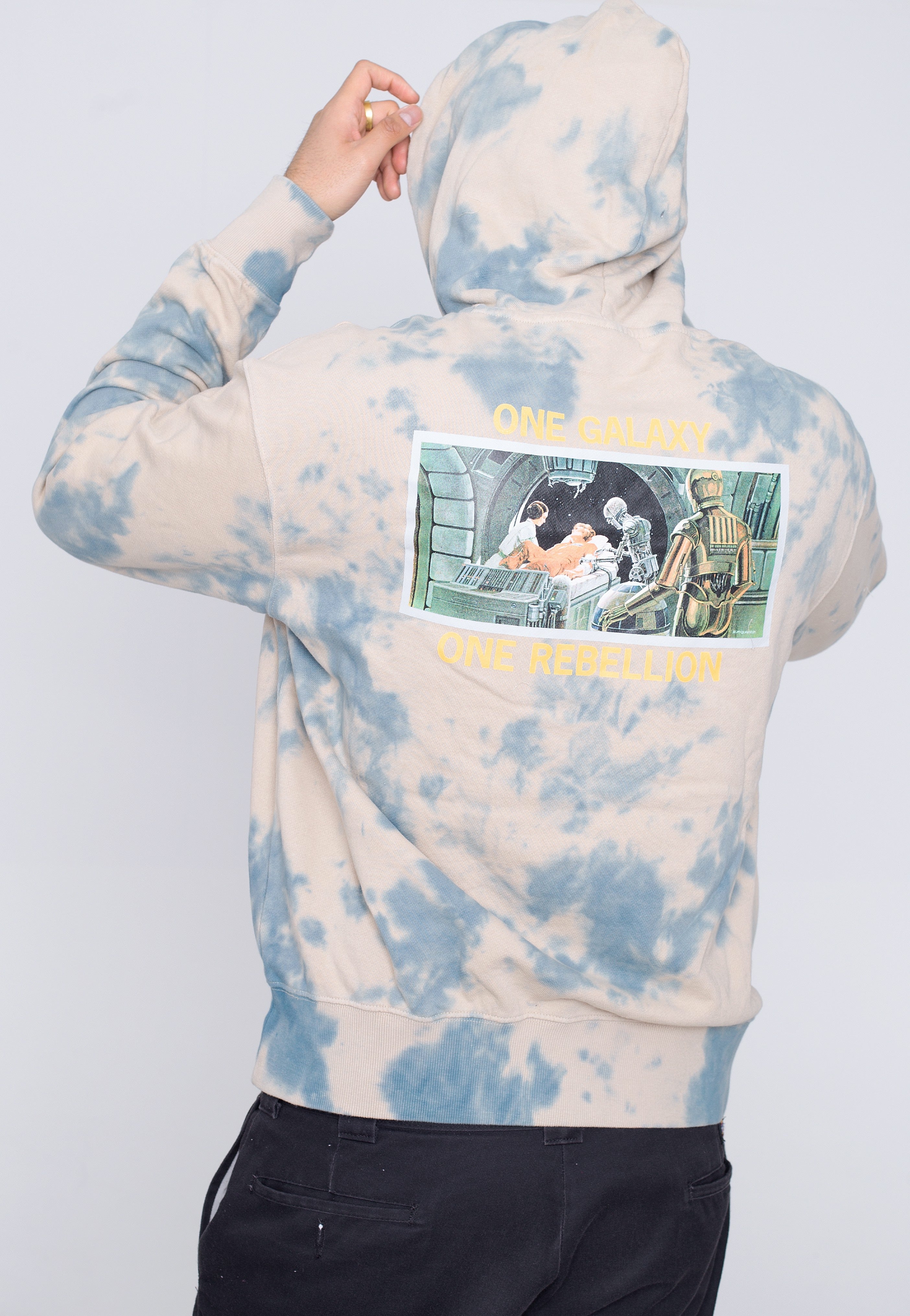 Element x Star Wars - Galaxyod Beige Marble - Hoodie | Men-Image