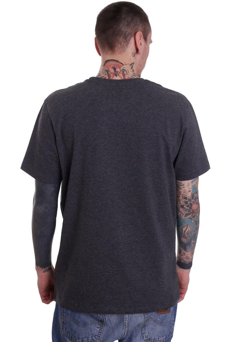 Element - Vertical Charcoal Heather - T-Shirt | Men-Image