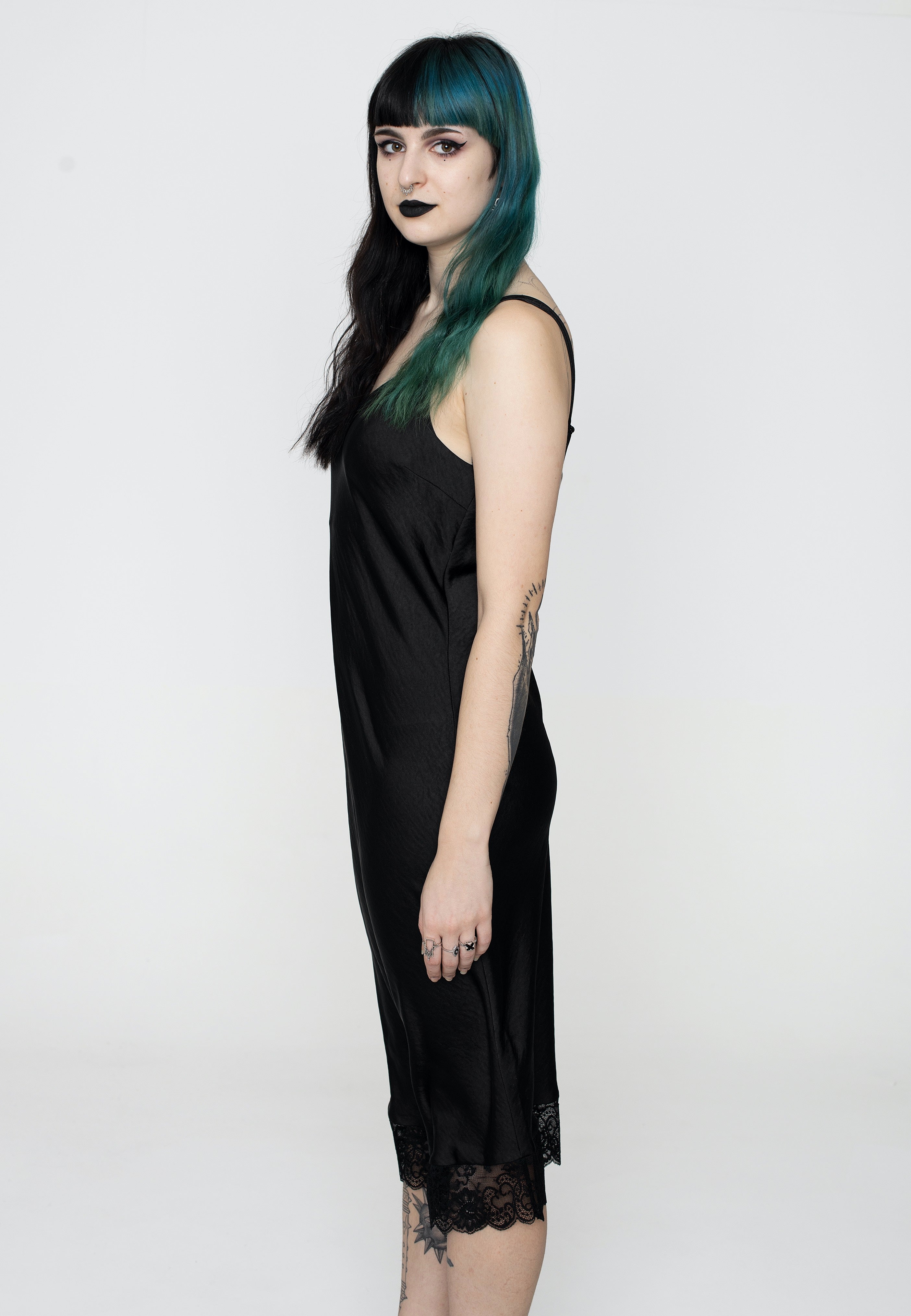 Dark Moon - Elis Satin - Dress | Women-Image