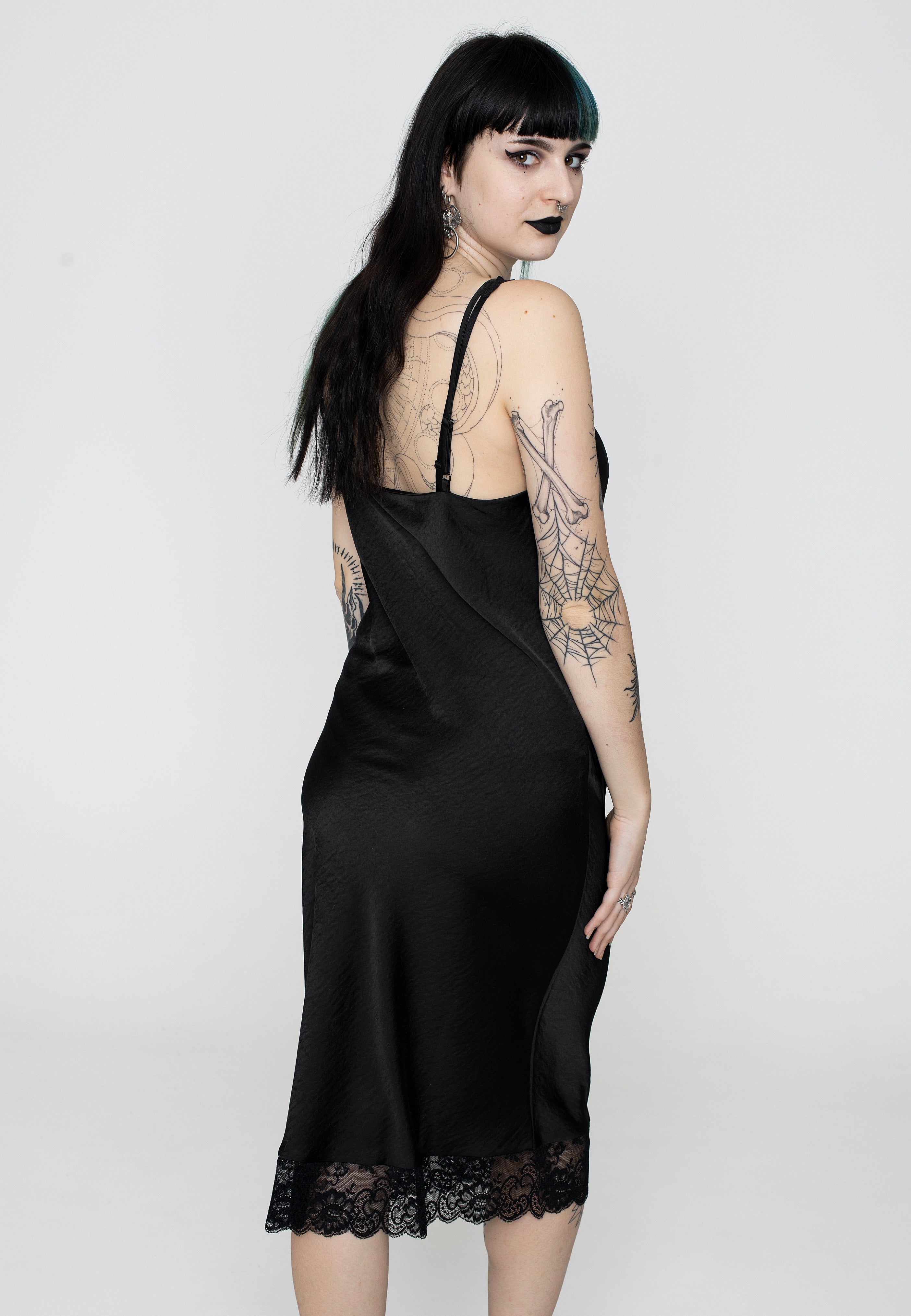 Dark Moon - Elis Satin - Dress | Women-Image