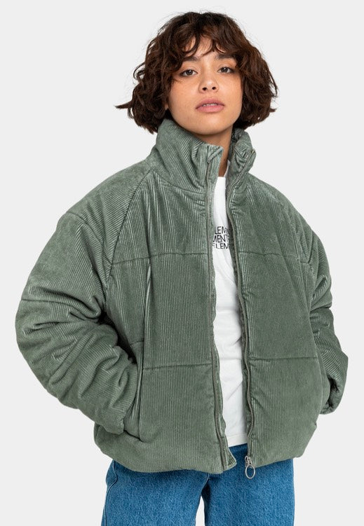 Element - Aspen Cord Agave Green - Jacket | Women-Image