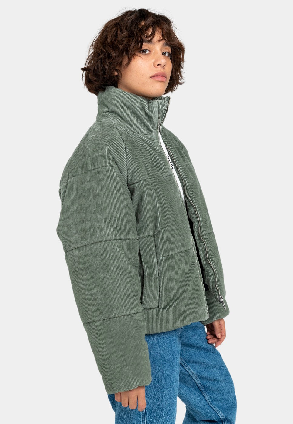 Element - Aspen Cord Agave Green - Jacket | Women-Image