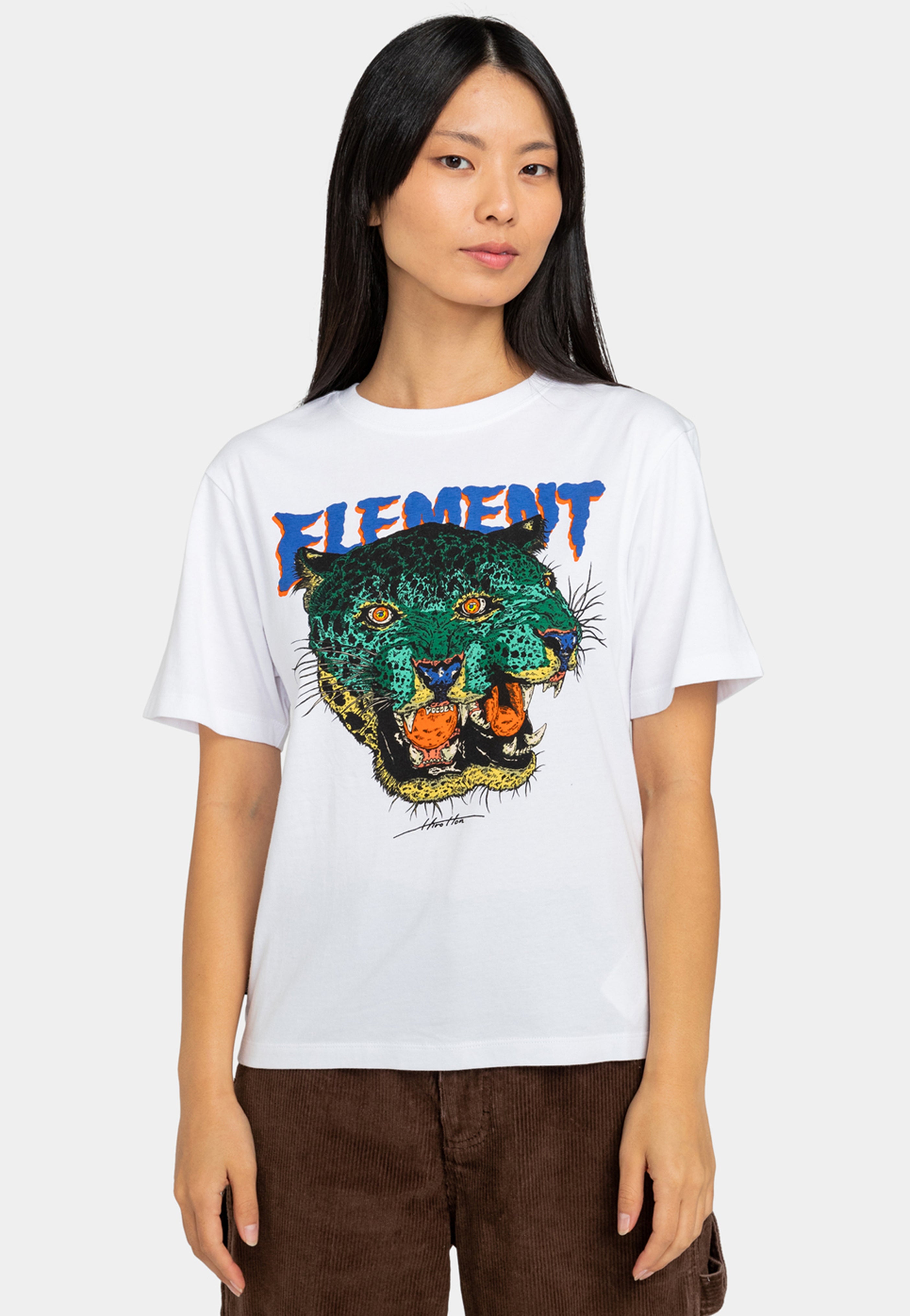 Element - Hirotton Leopard Optic White - T-Shirt | Women-Image