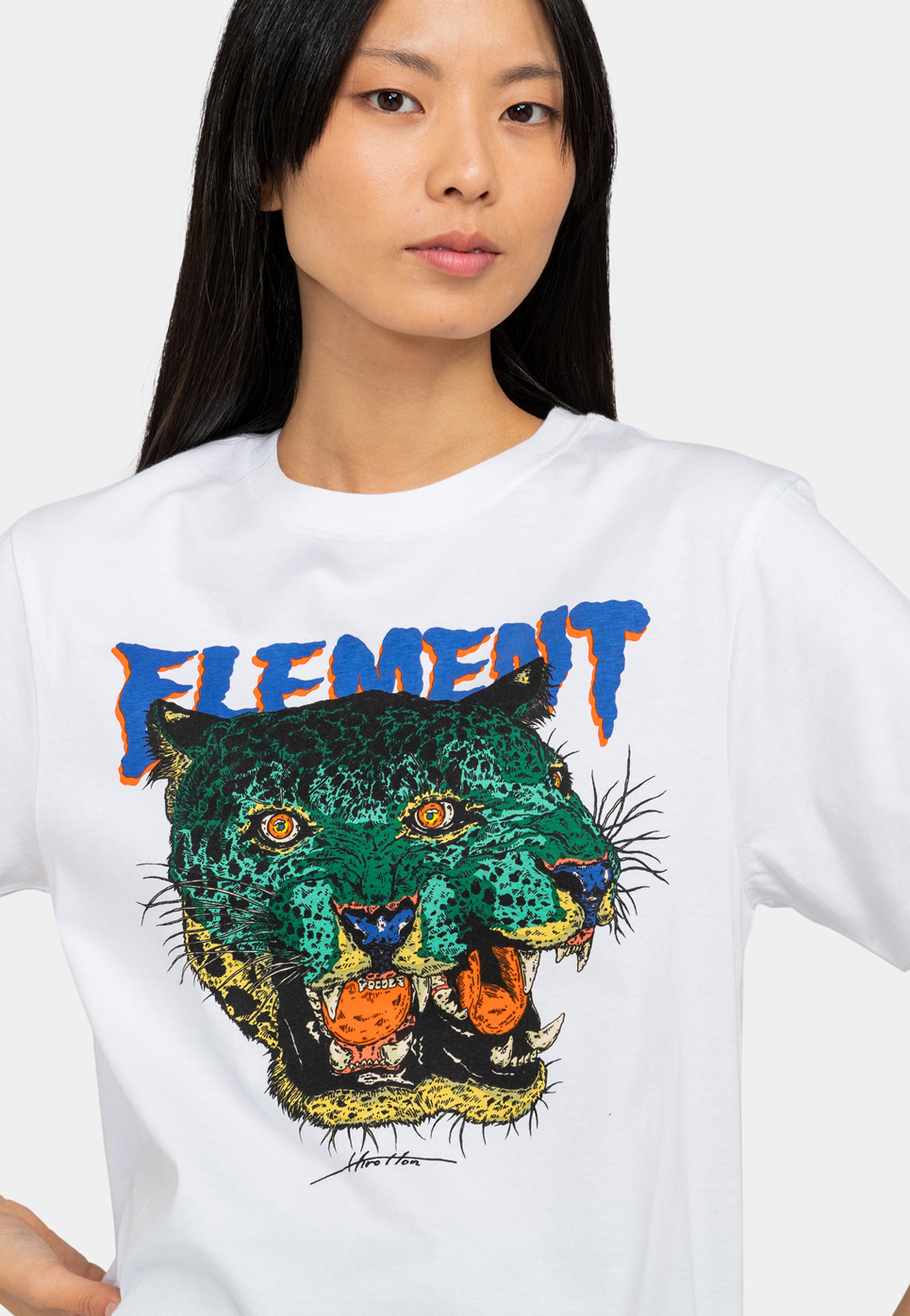 Element - Hirotton Leopard Optic White - T-Shirt | Women-Image