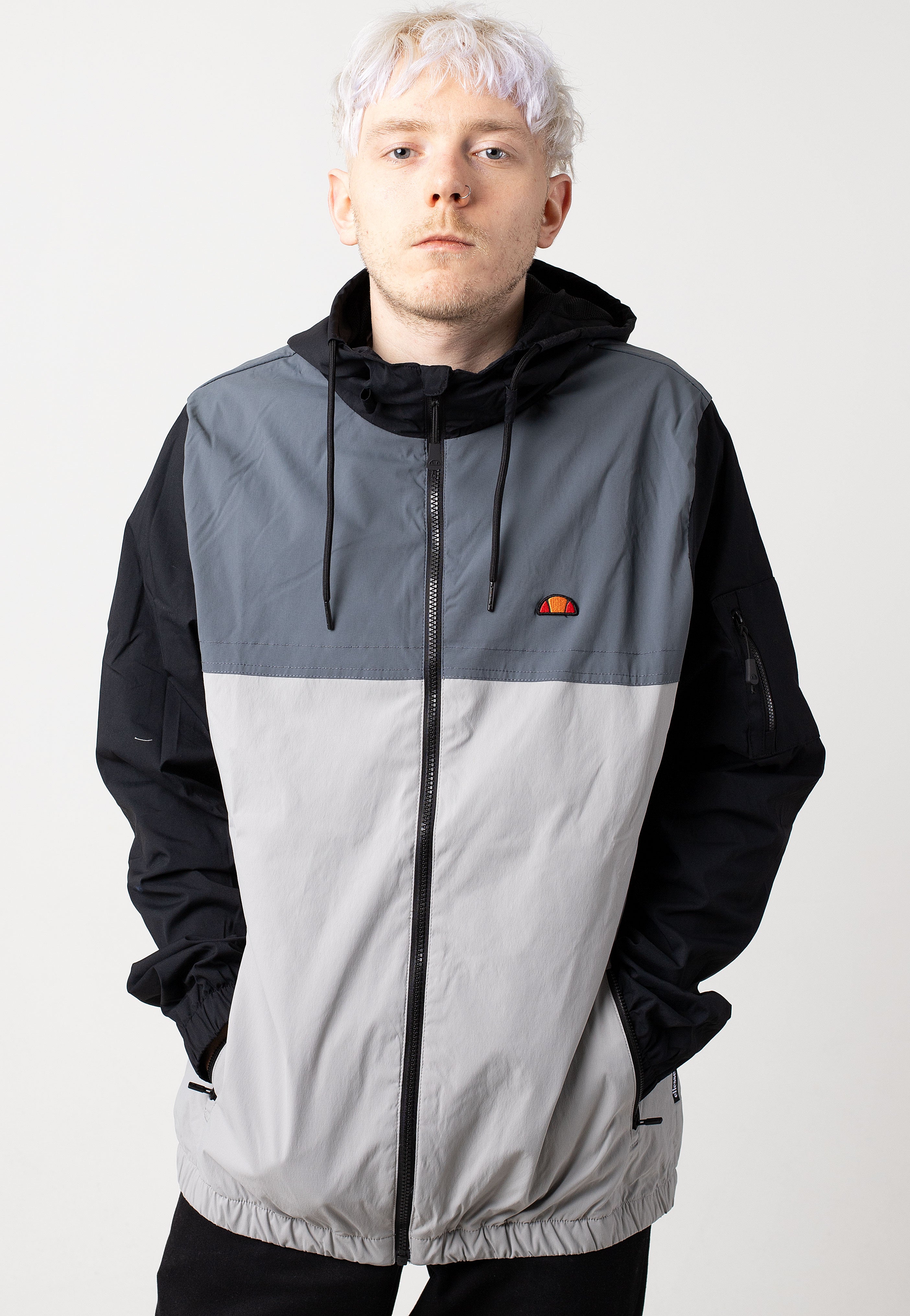 Ellesse - Battalio FZ Black/Light Grey - Jacket | Men-Image