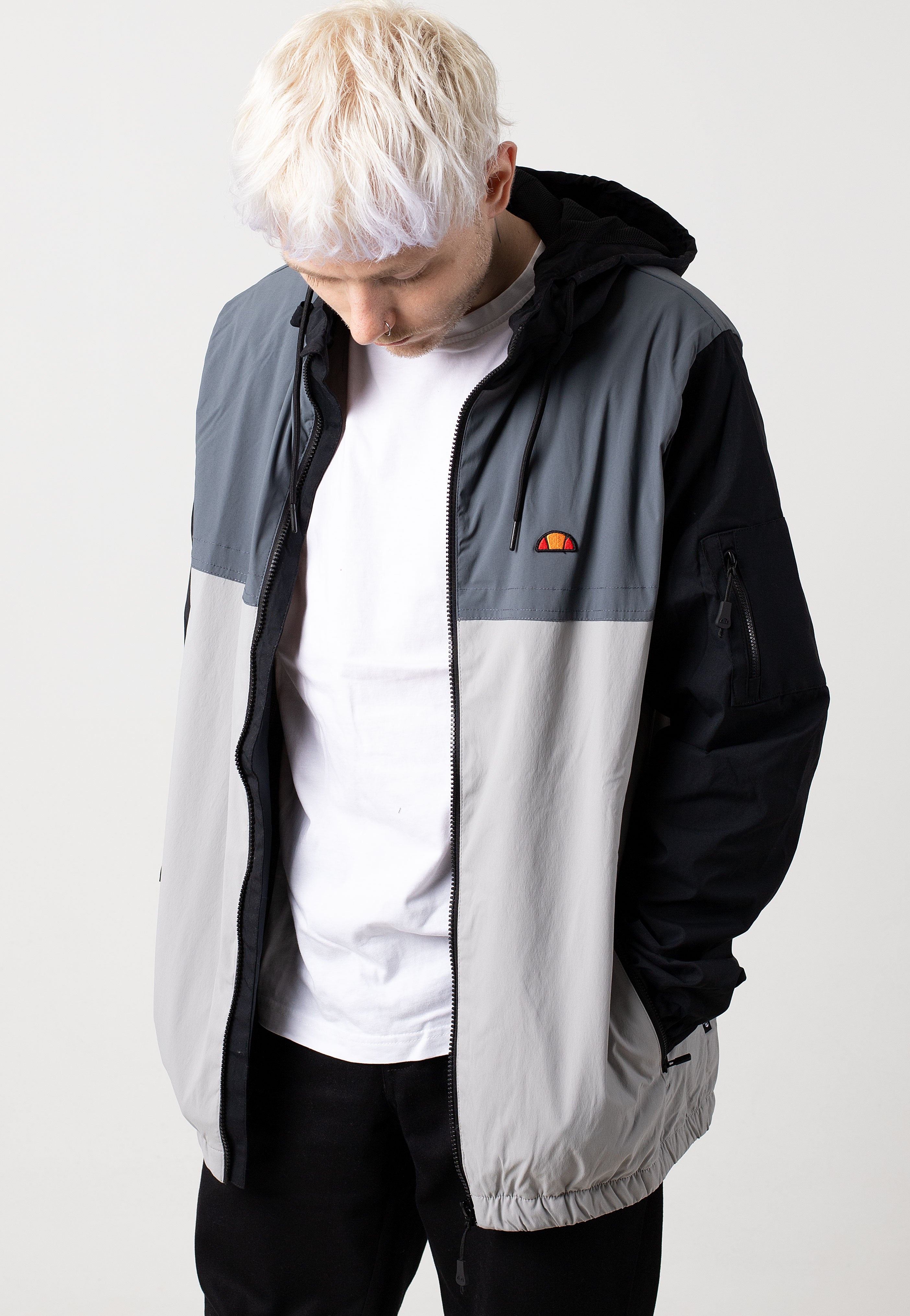 Ellesse - Battalio FZ Black/Light Grey - Jacket | Men-Image