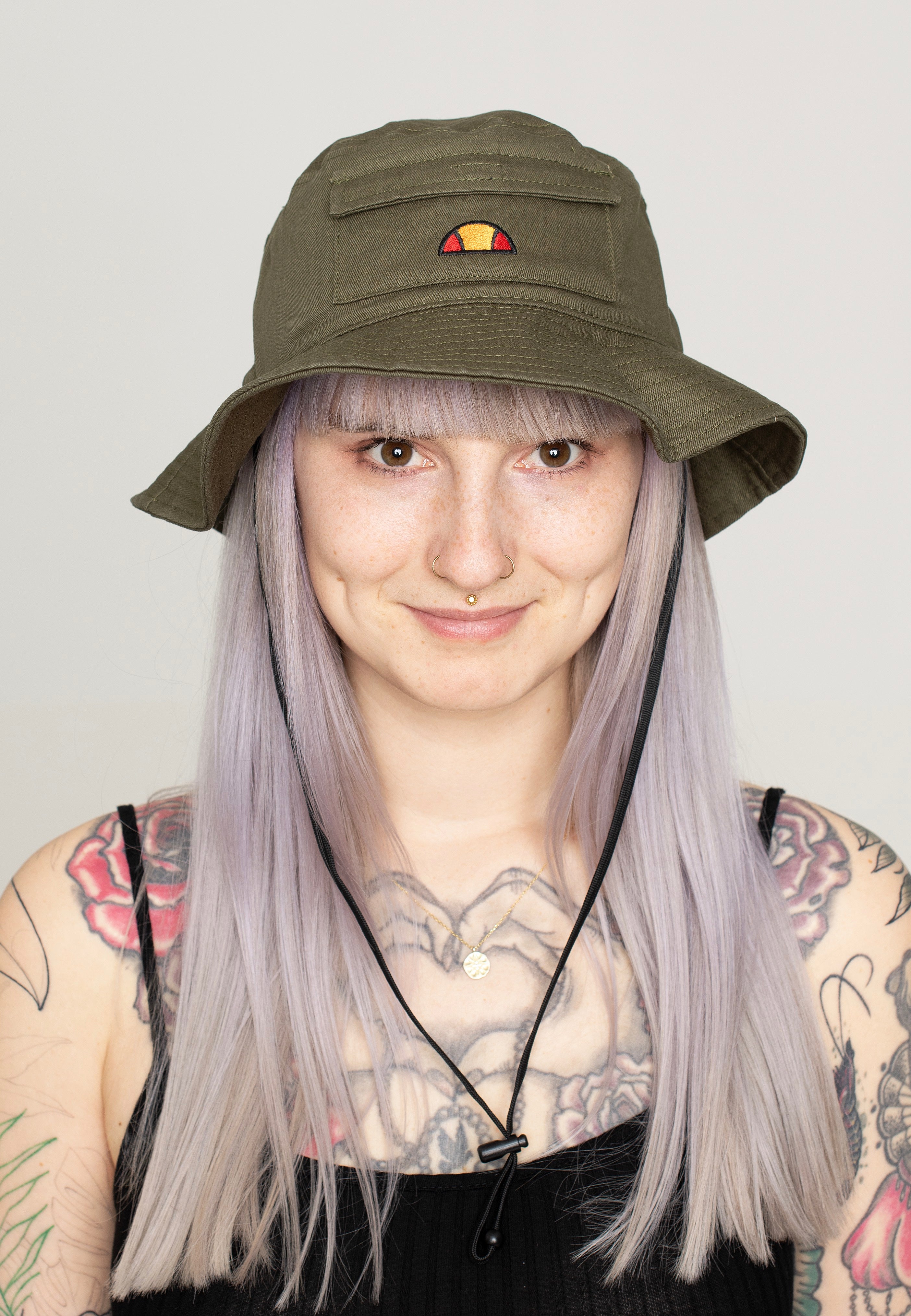 Ellesse - Caraval Bucket Khaki - Bucket Hat | Neutral-Image