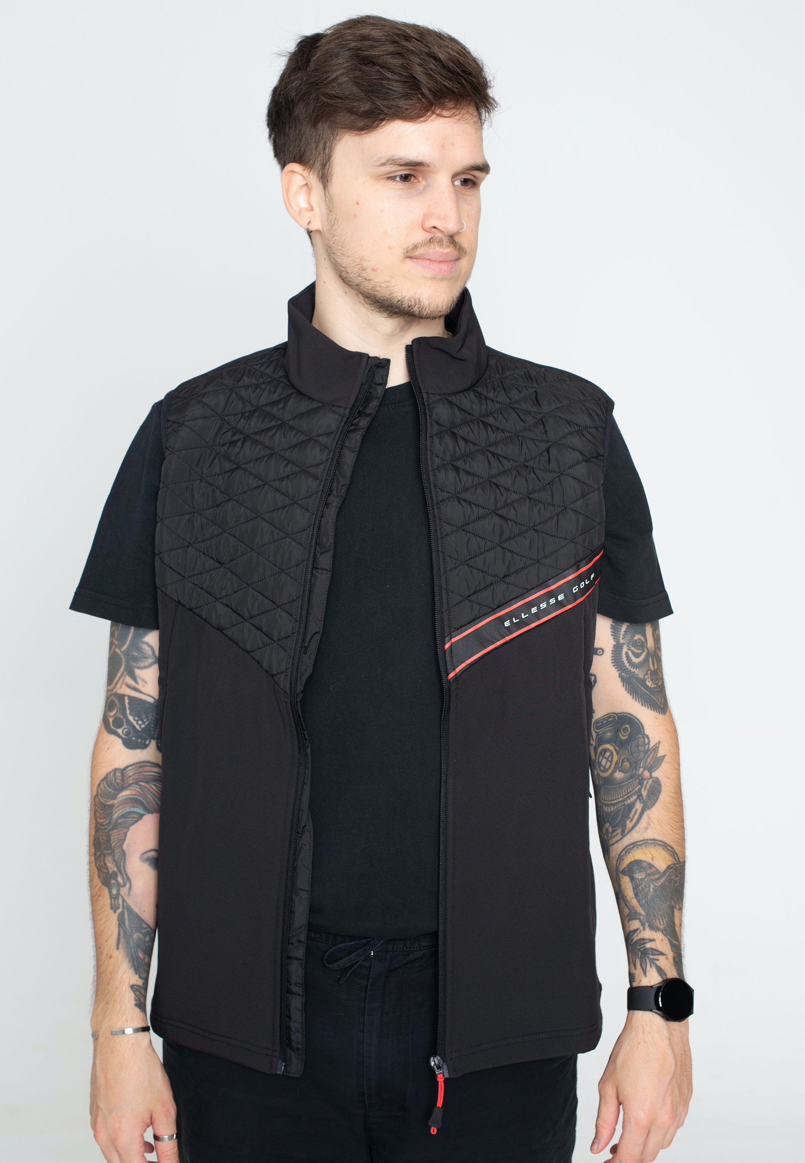 Ellesse - Komba Gilet Black - Vest | Men-Image