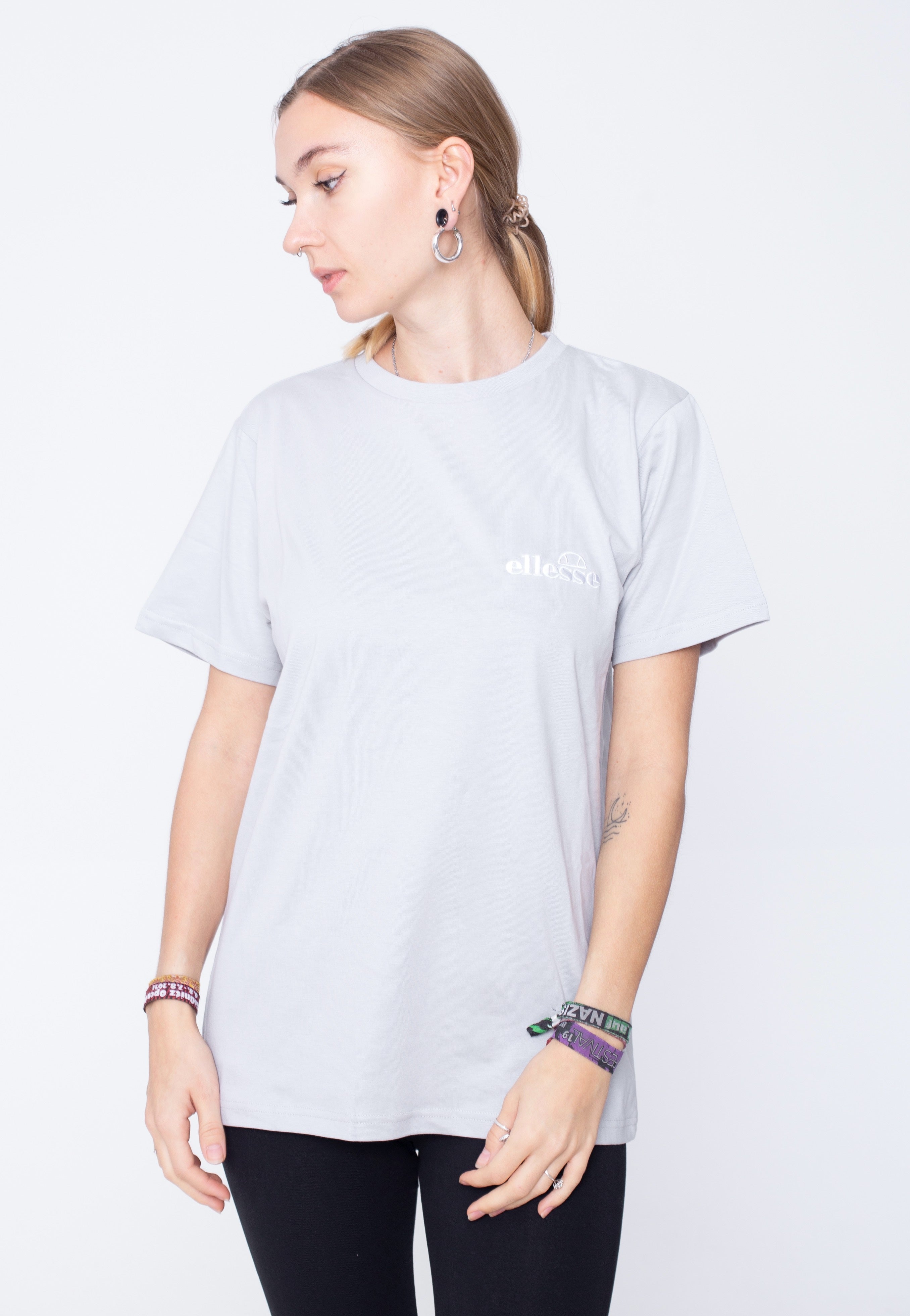 Ellesse - Labda Oversized Light Grey - T-Shirt | Women-Image