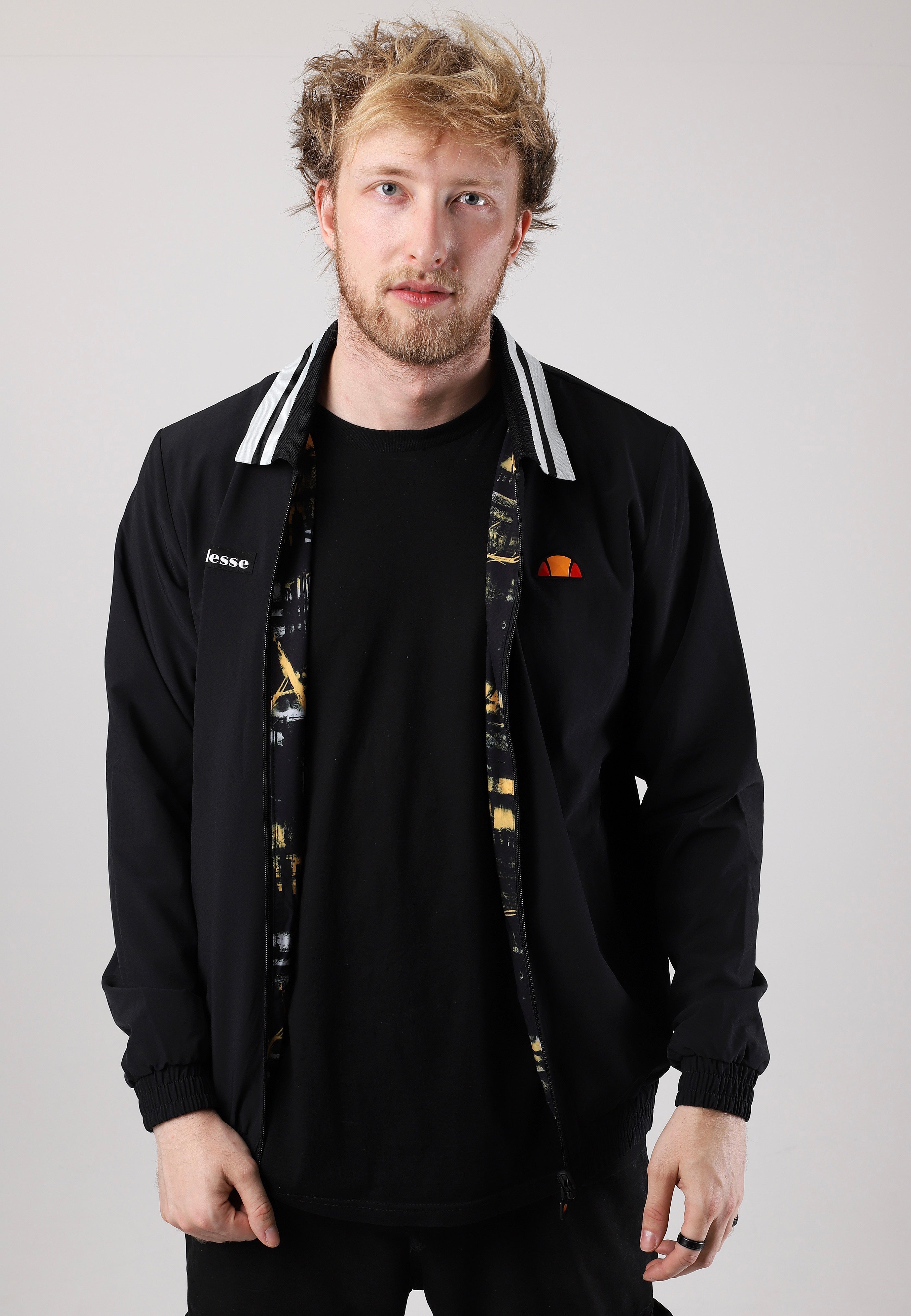 Ellesse - Main Track Black/Multi - Track Jacket | Men-Image