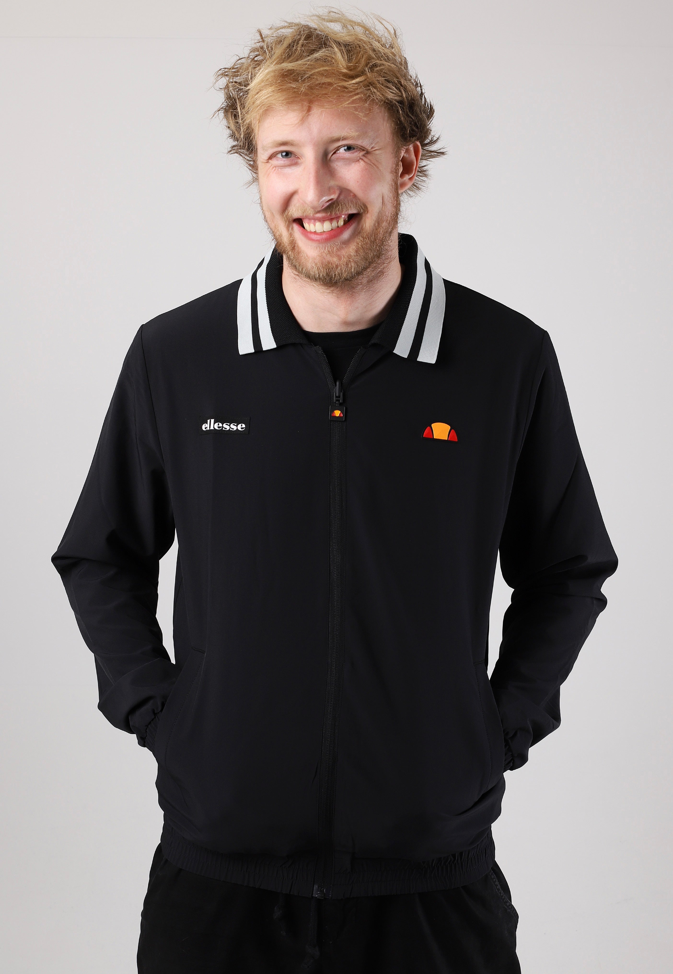 Ellesse - Main Track Black/Multi - Track Jacket | Men-Image