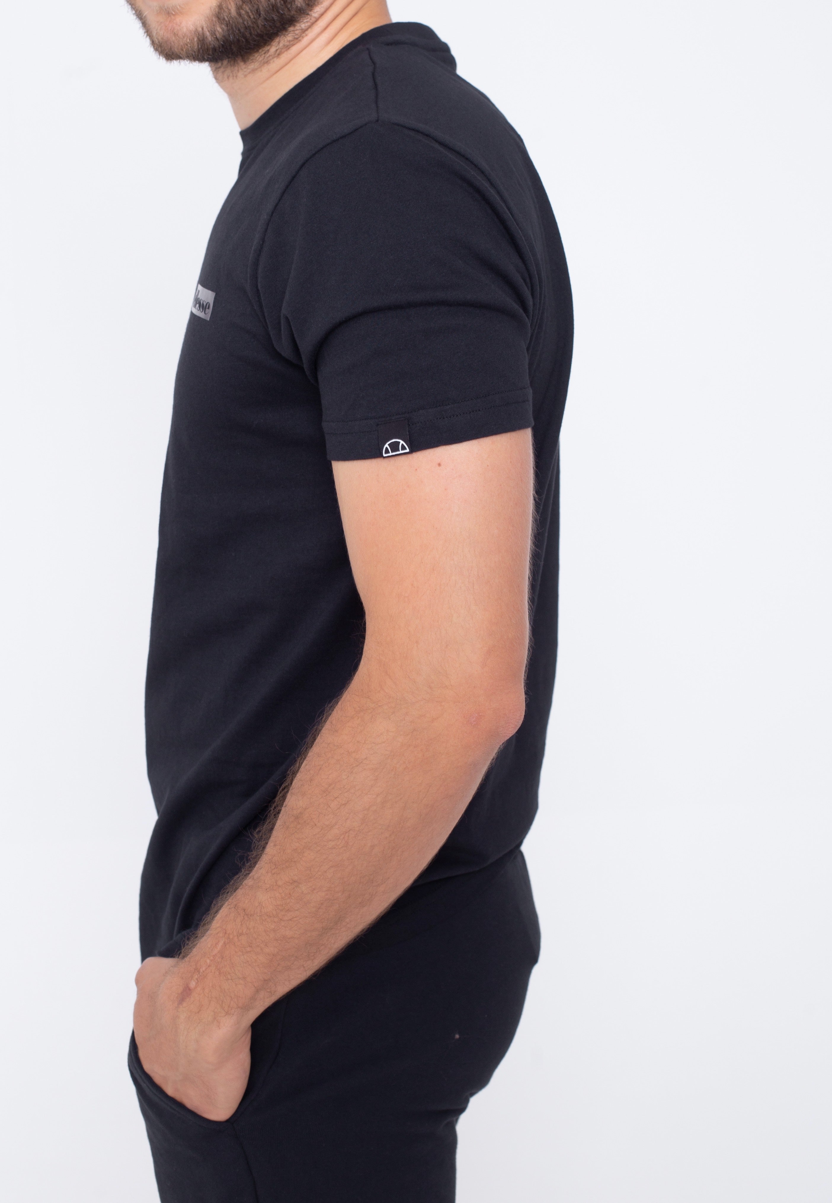 Ellesse - Oulan Set Washed Black - T-Shirt + Shorts | Men-Image