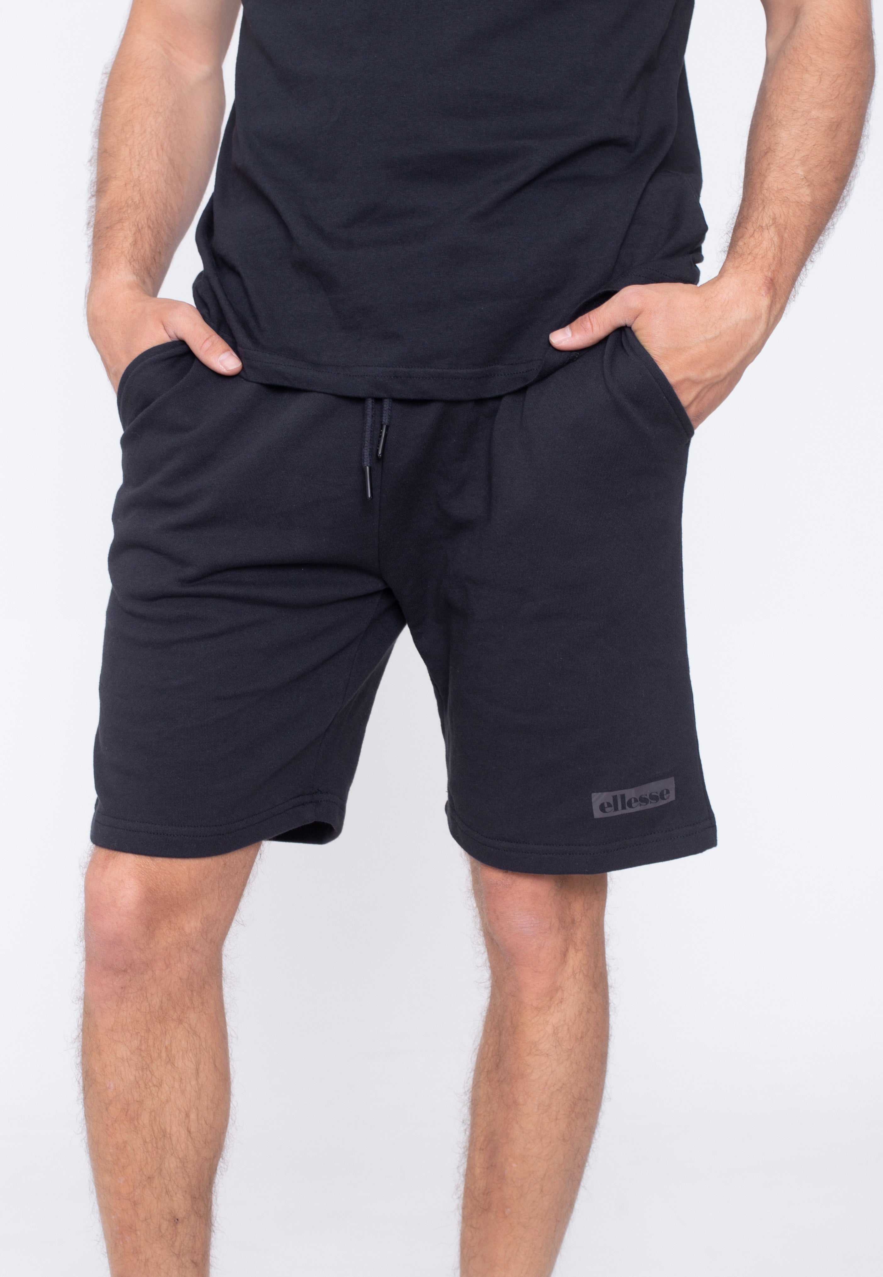 Ellesse - Oulan Set Washed Black - T-Shirt + Shorts | Men-Image