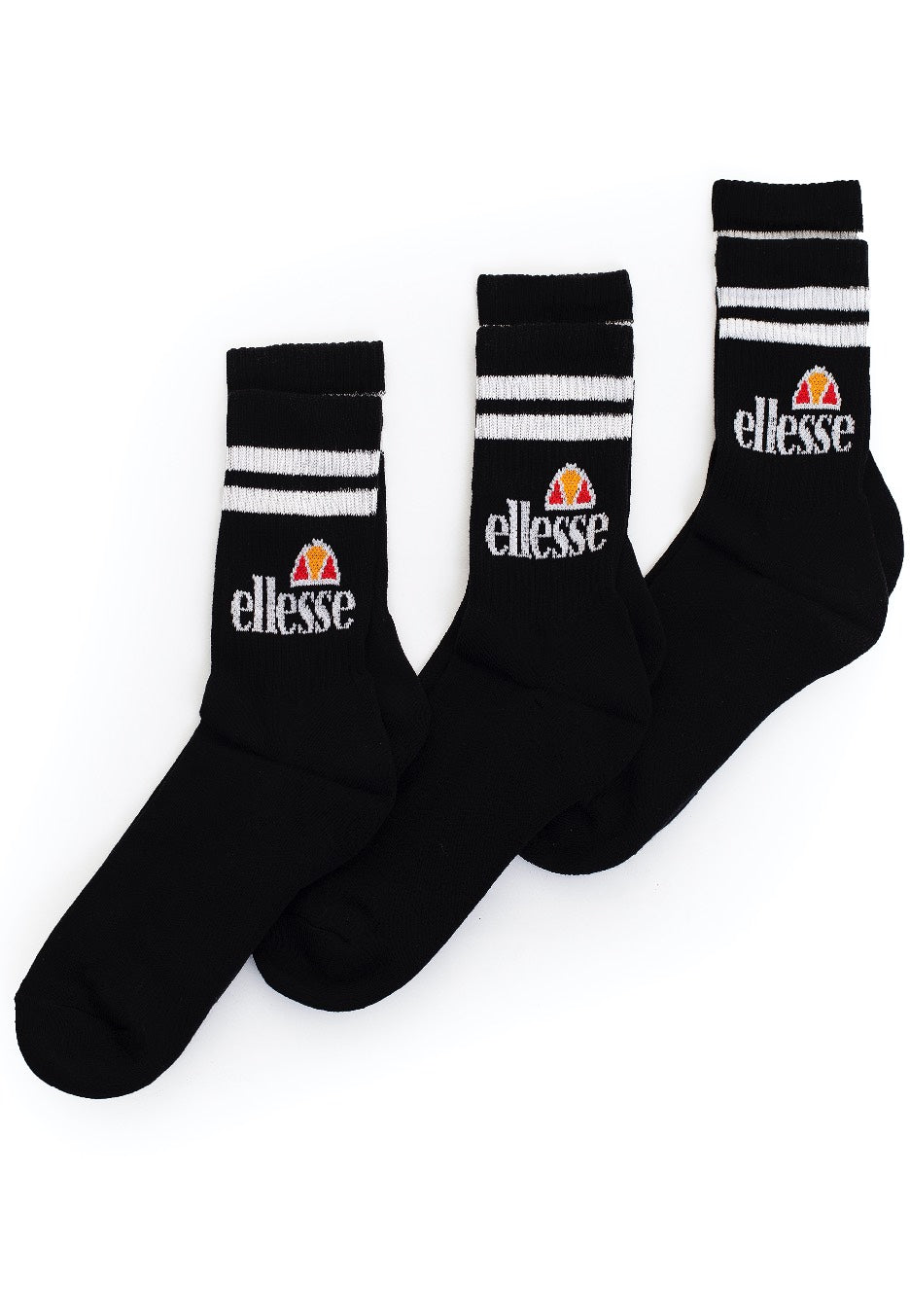 Ellesse - Pullo 3 Pack Black - Socks | Neutral-Image