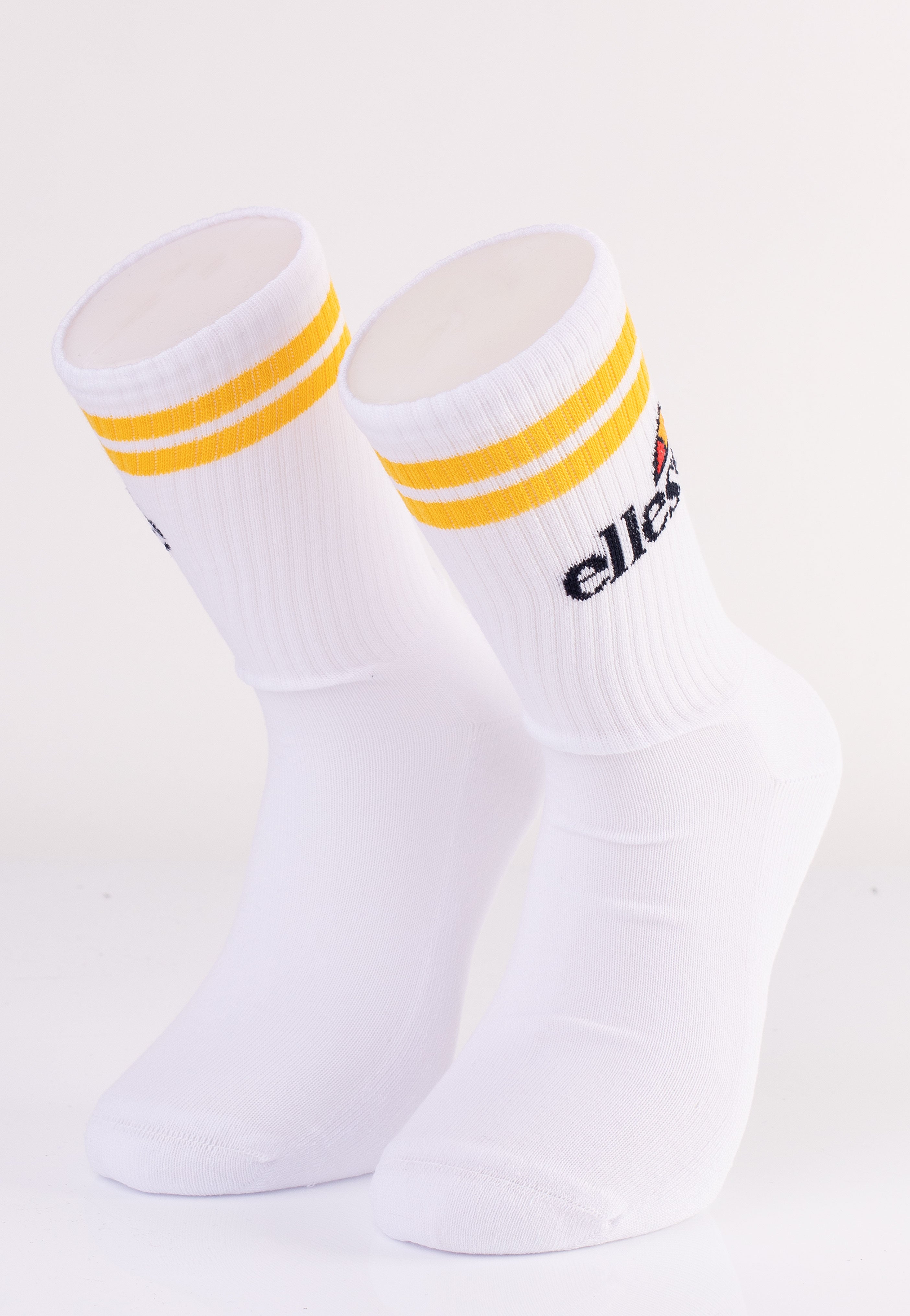 Ellesse - Pullo Pack Of 3 White - Socks | Neutral-Image