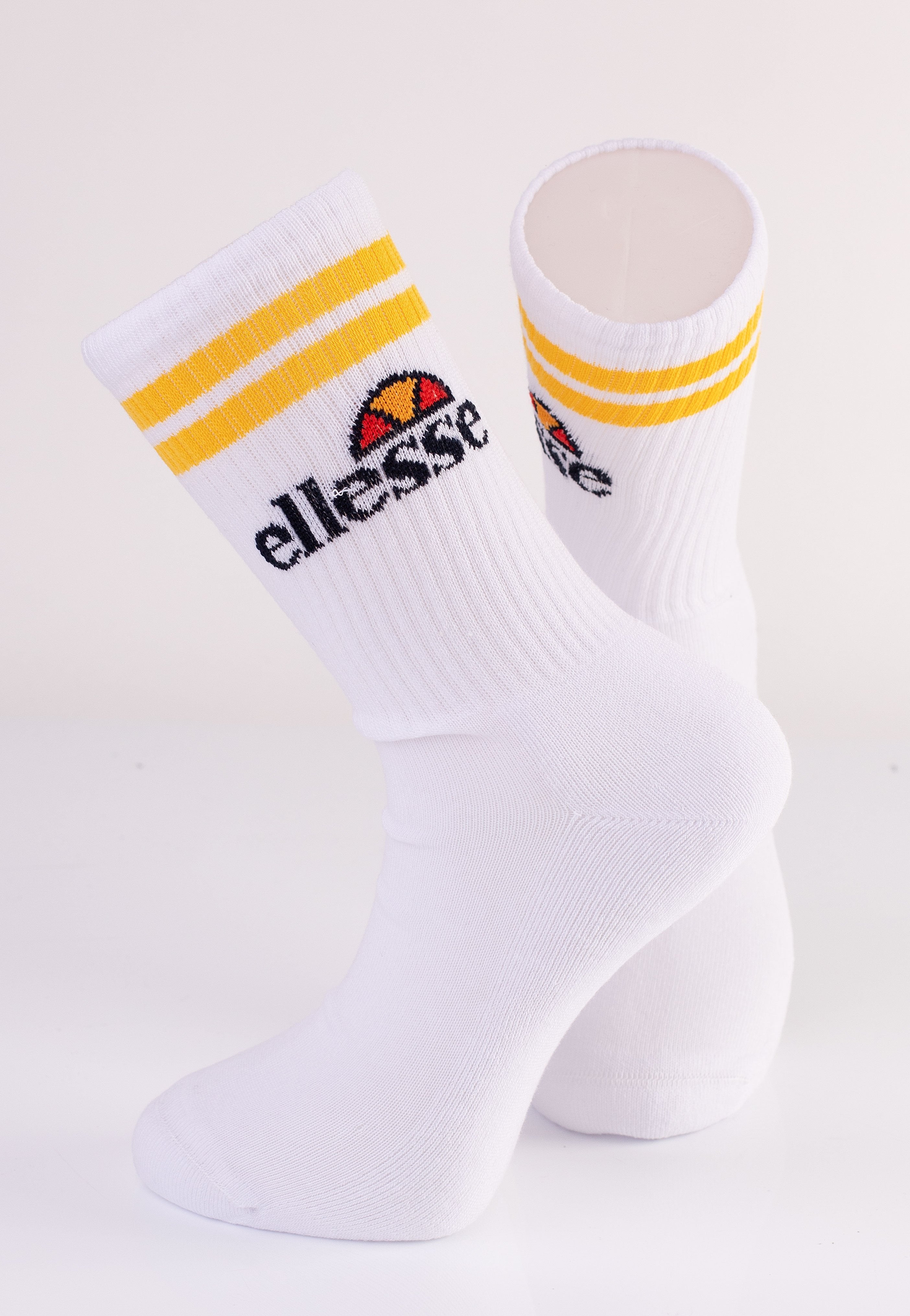 Ellesse - Pullo Pack Of 3 White - Socks | Neutral-Image