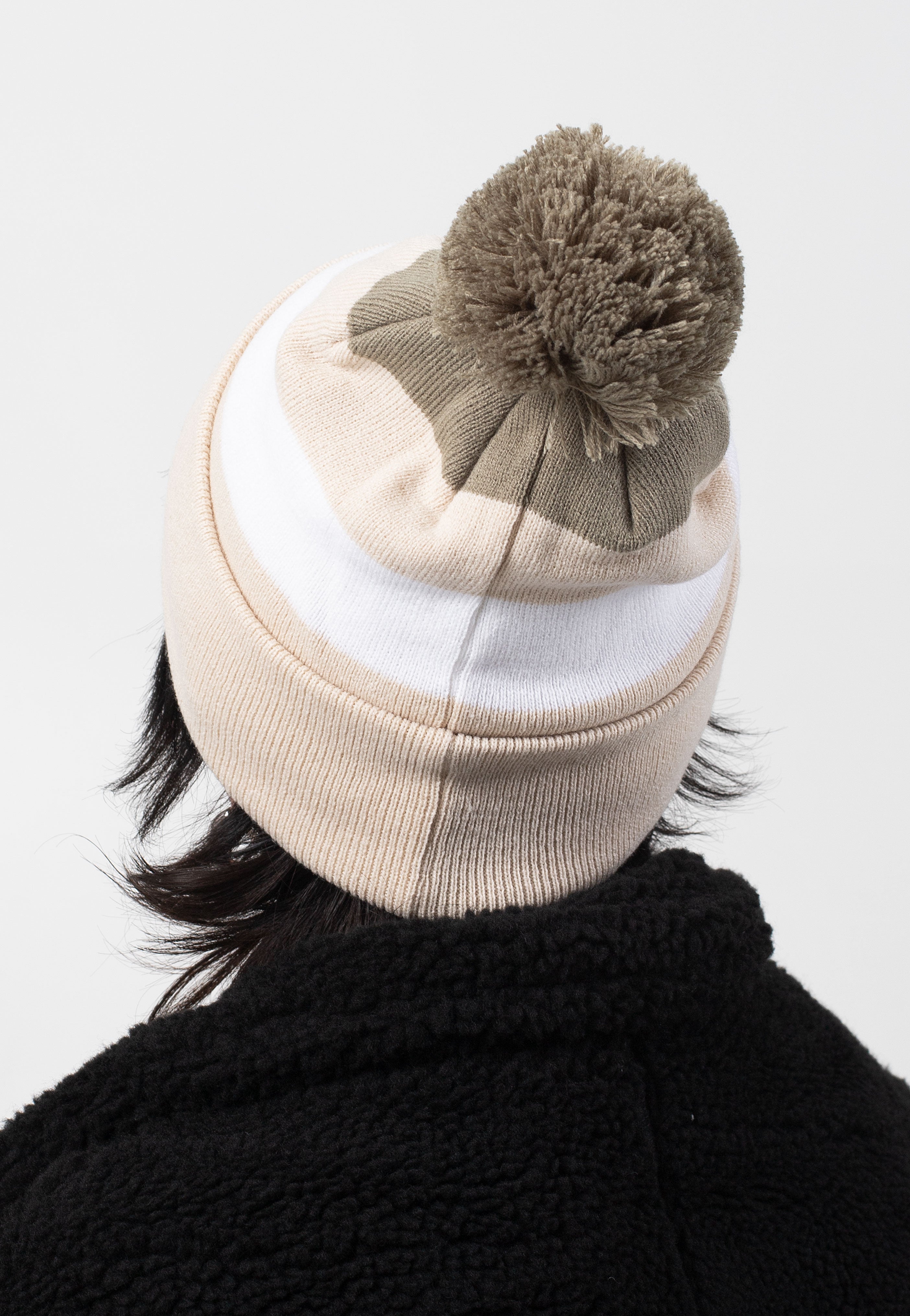 Ellesse - Tanvi Pom Pom Khaki/Beige - Beanie | Neutral-Image