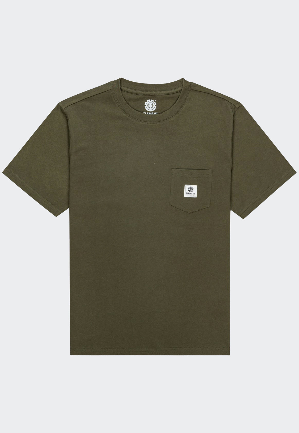 Element - Basic Pocket Label Army - T-Shirt | Men-Image