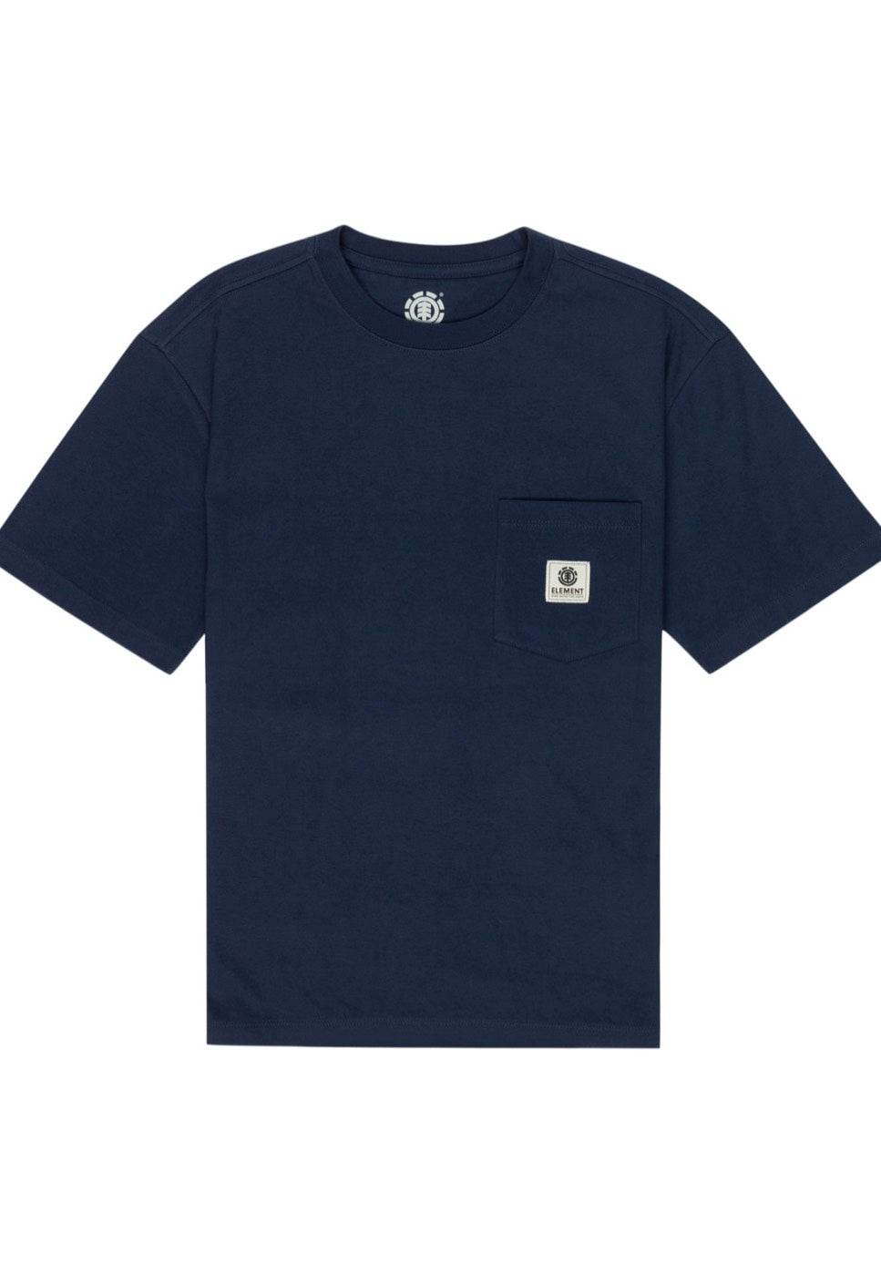 Element - Basic Pocket Label Eclipse Navy - T-Shirt | Men-Image