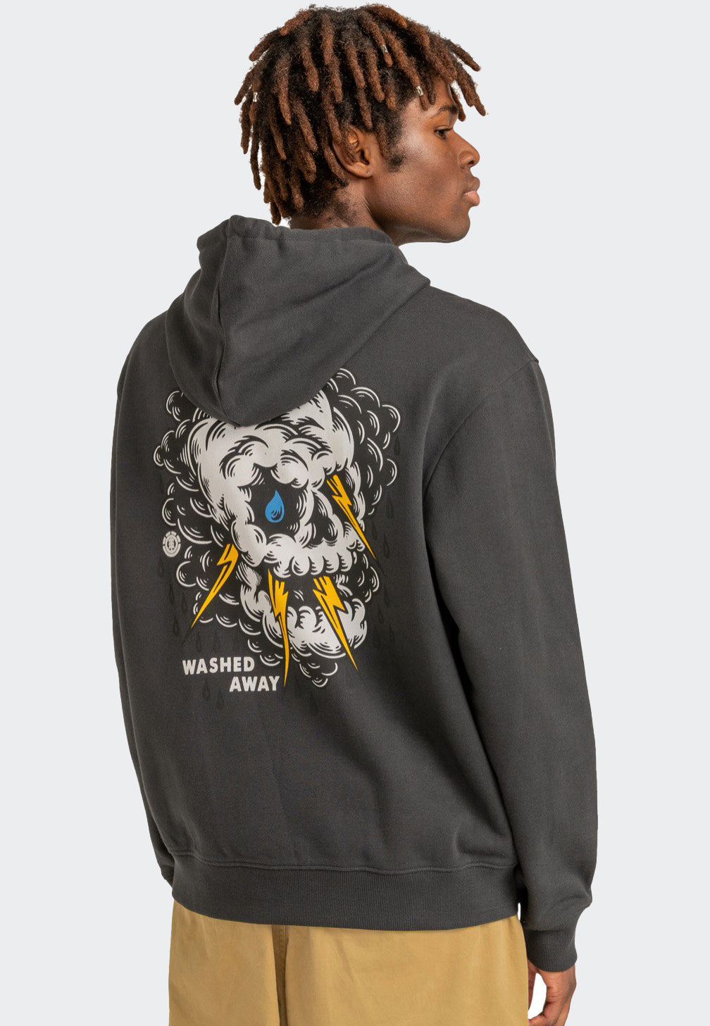 Element - Angry Clouds Off Black - Hoodie | Men-Image