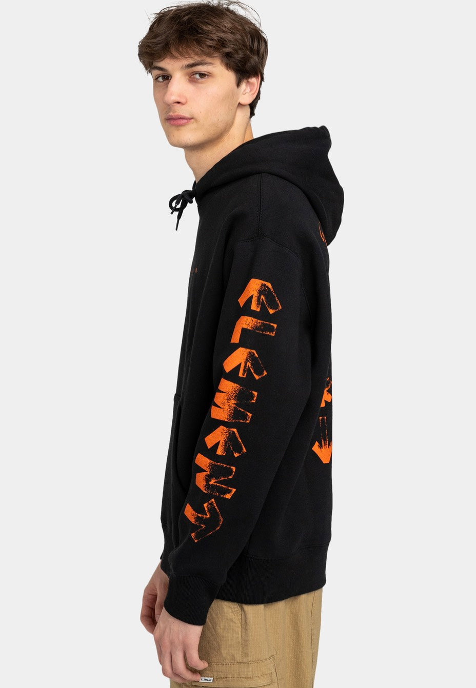 Element - Runes Hood Flint Black - Hoodie | Men-Image