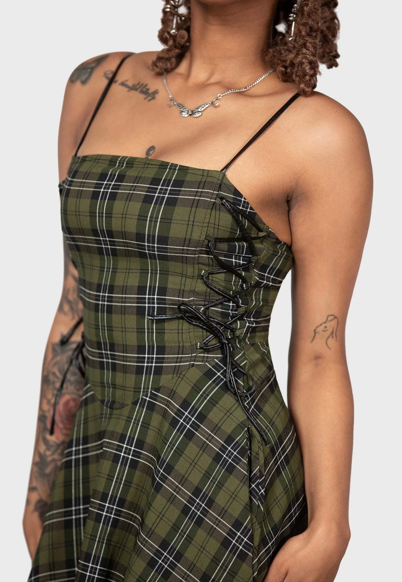 Killstar - Elyswyth Strapless Green - Dress | Women-Image