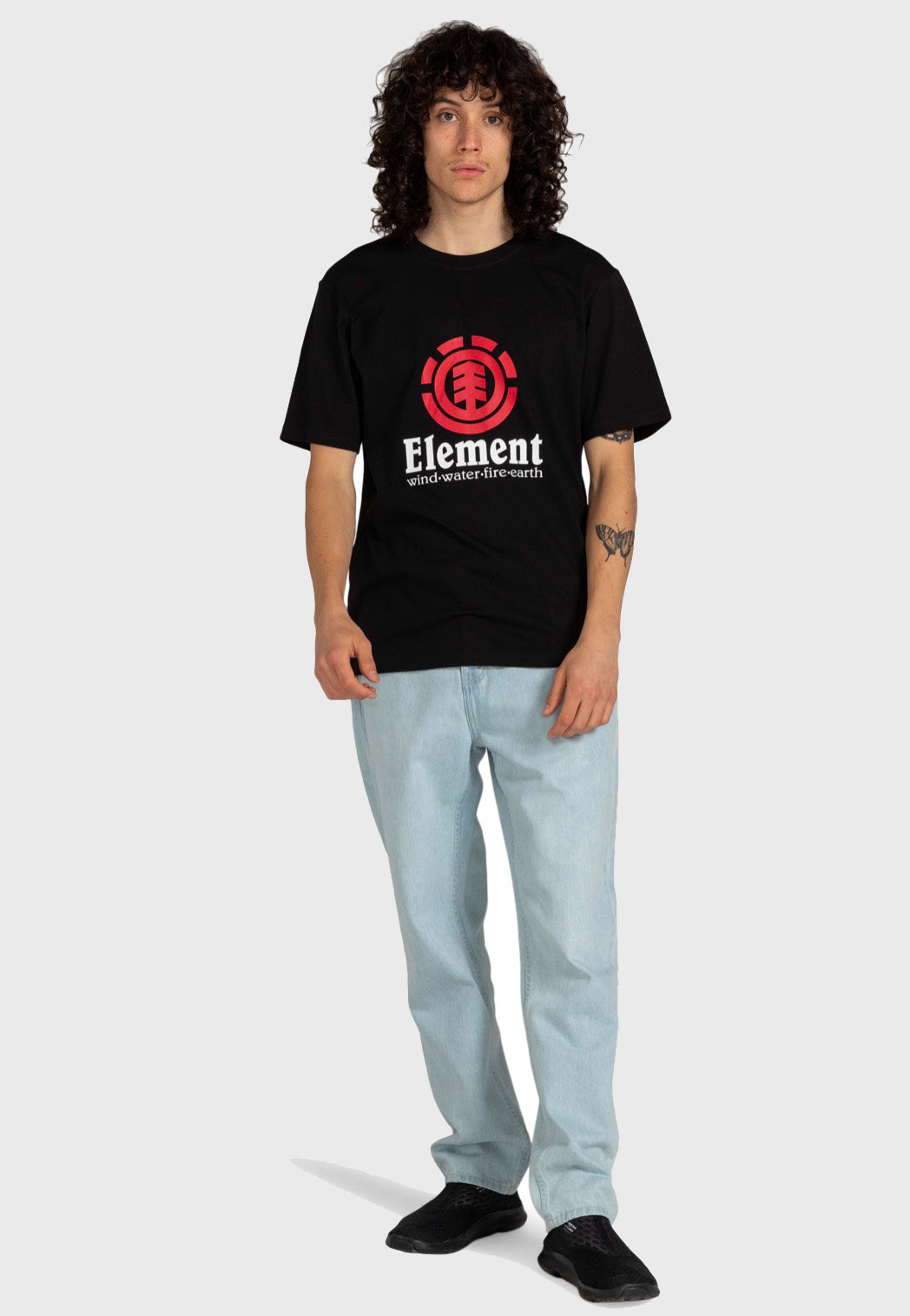 Element - Vertical Flint Black - T-Shirt | Men-Image