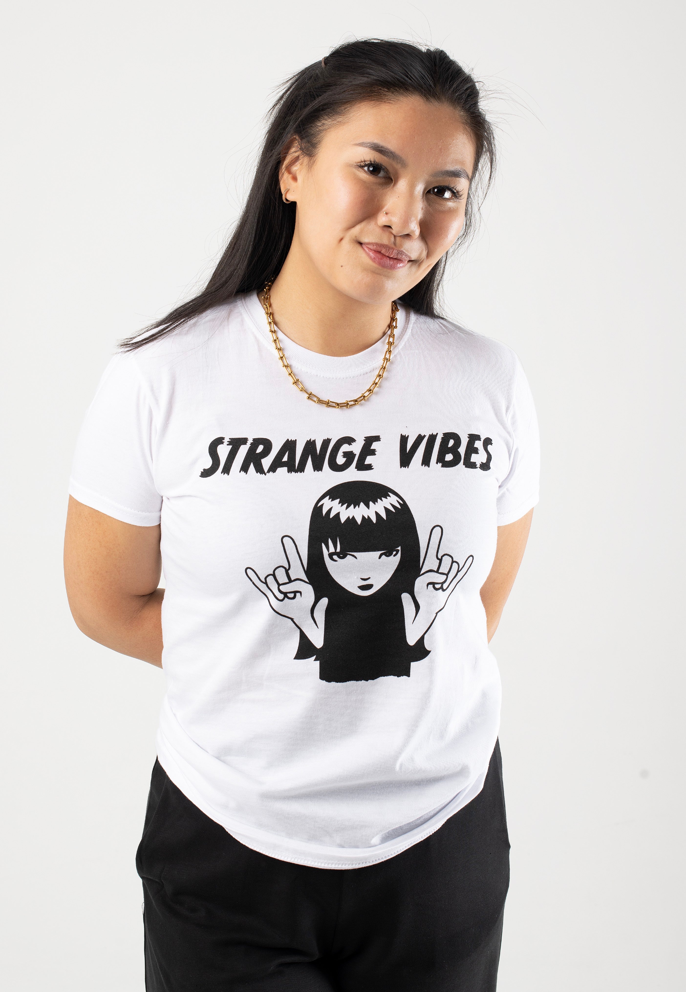 Emily The Strange - Strange Vibes White - T-Shirt | Women-Image