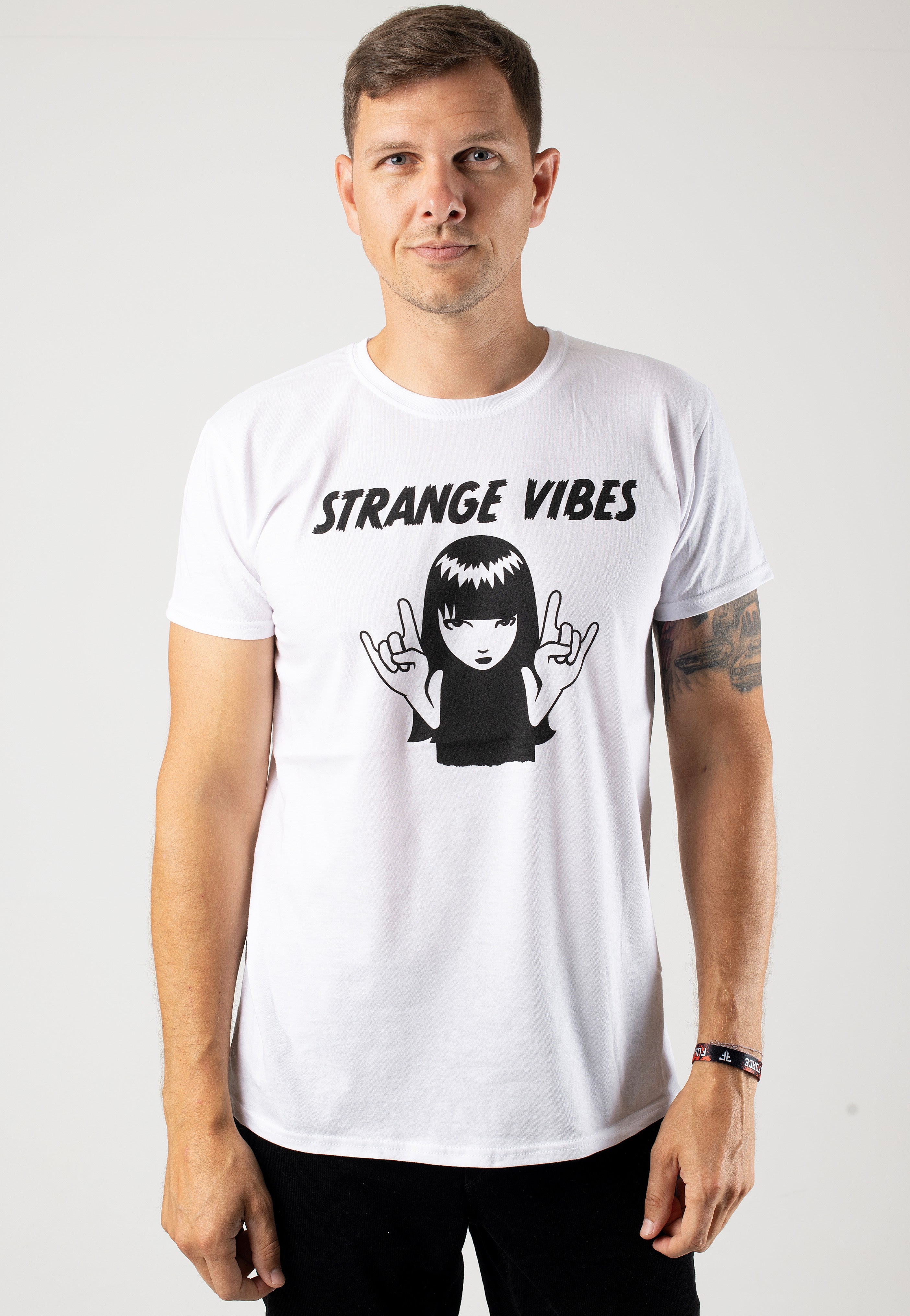 Emily The Strange - Strange Vibes White - T-Shirt | Men-Image