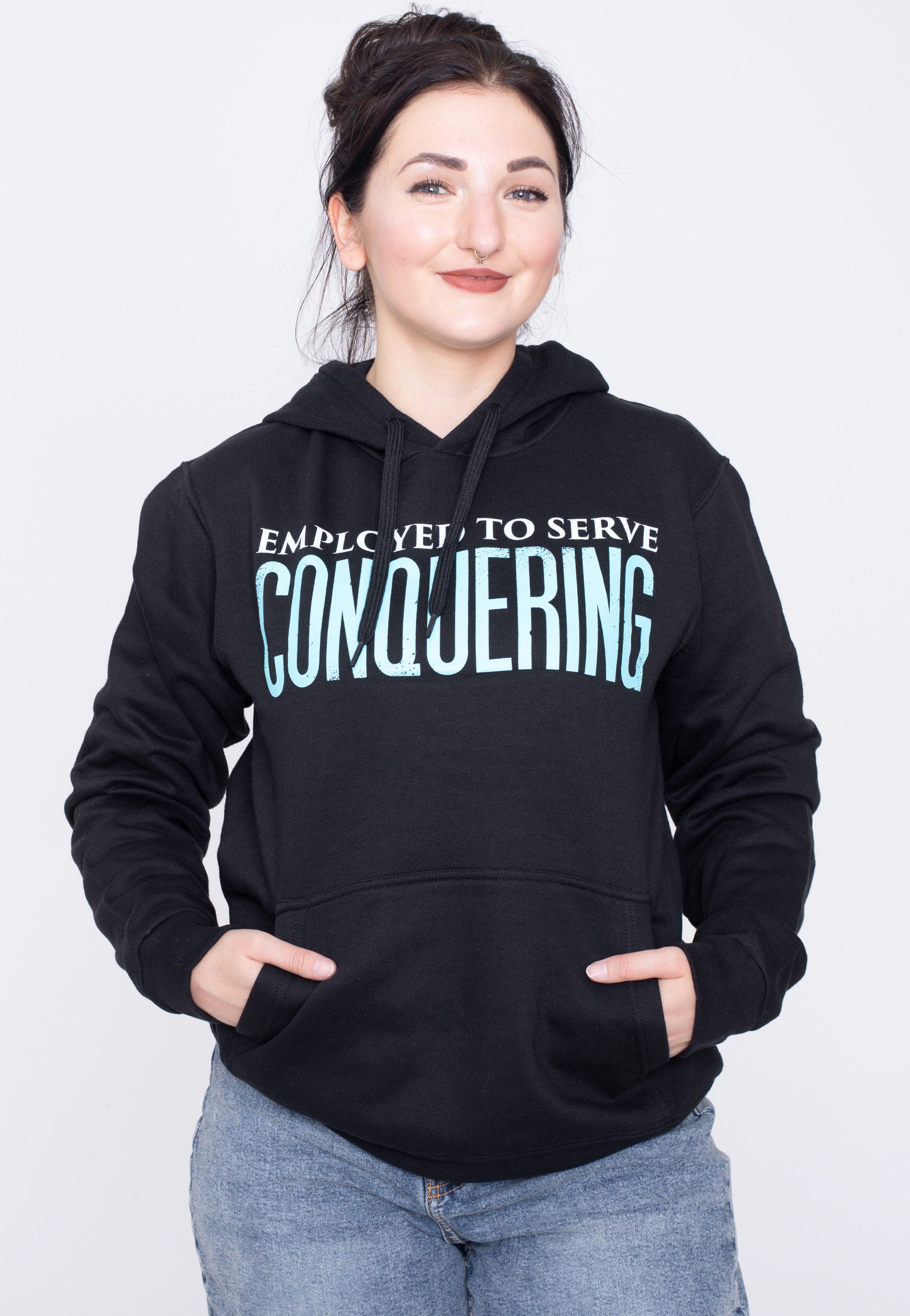 Employed To Serve - Conquering - Hoodie | Women-Image