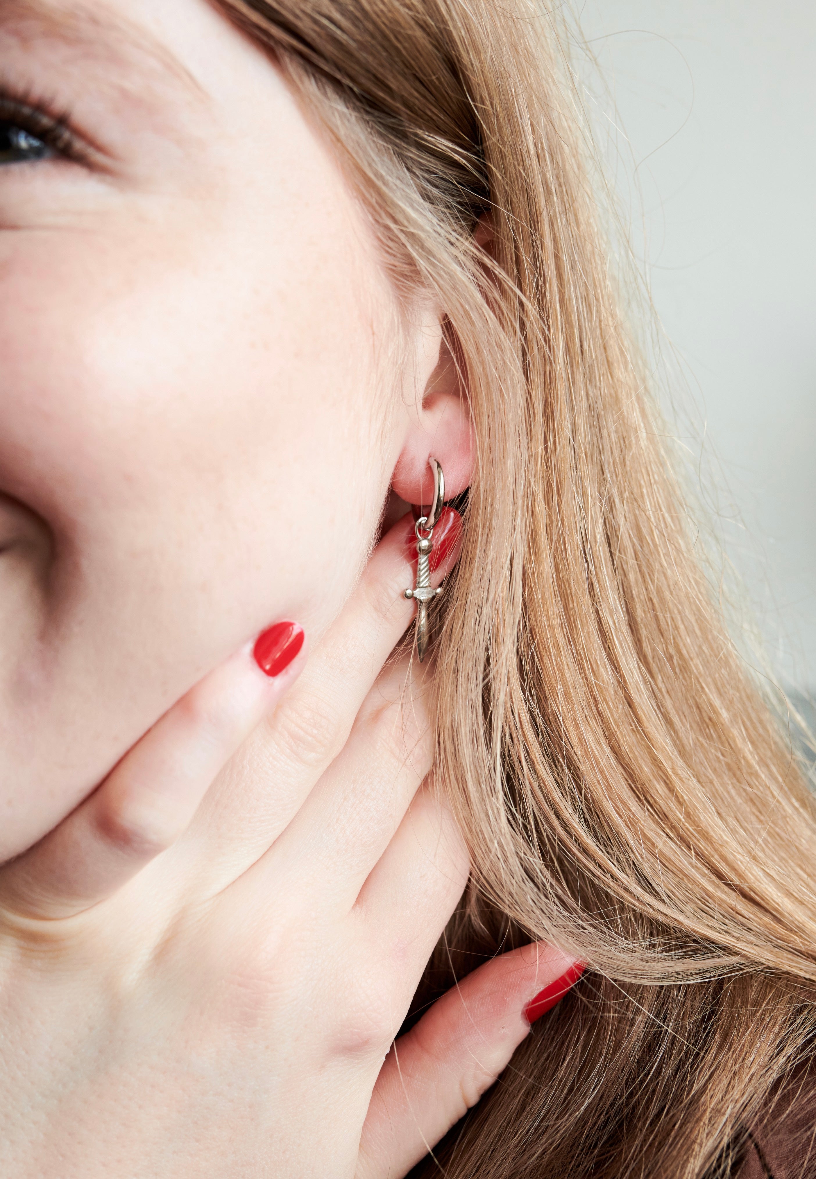 Wildcat - Little Sword Silver - Earrings | Neutral-Image