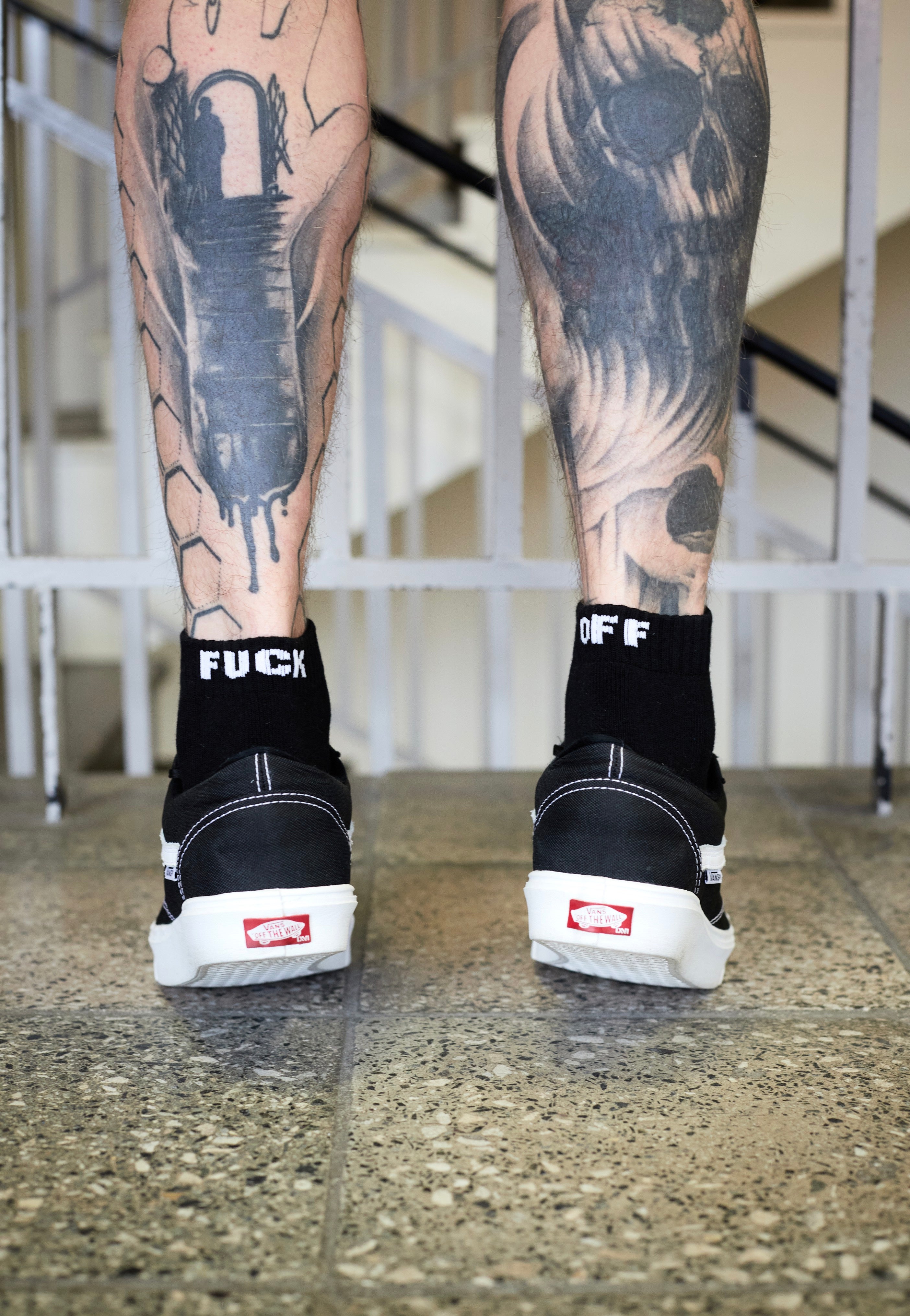 Dancitee - Fuck Off Sneaker Black - Socks | Neutral-Image