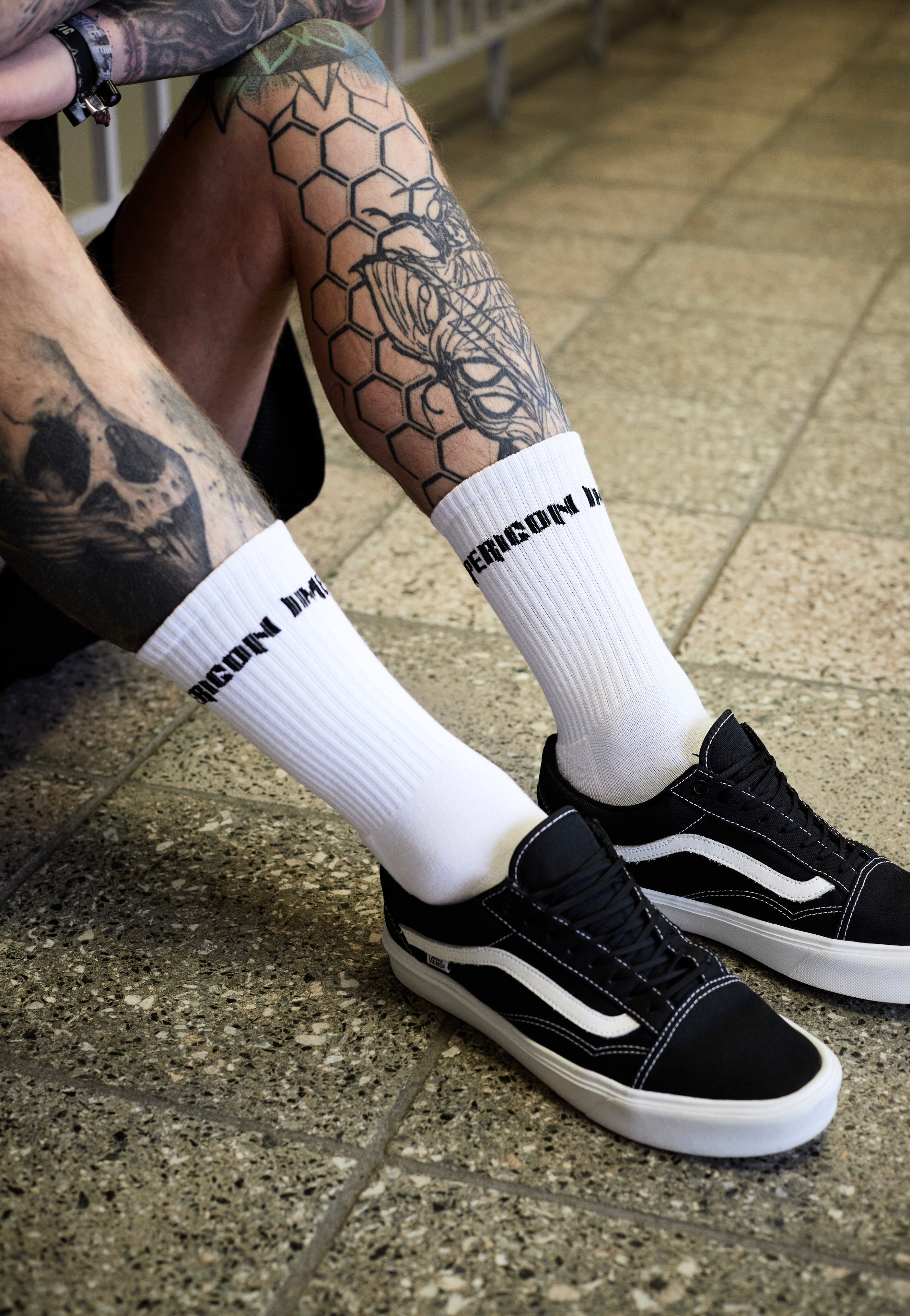 Impericon - Logo White - Socks | Neutral-Image